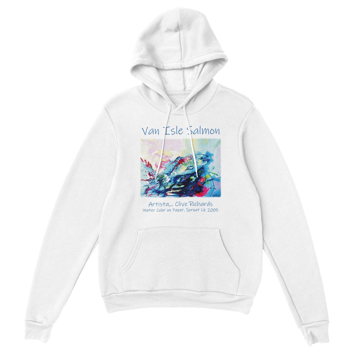 Van Isle Lachs Artista Clive || Klassischer Unisex-Pullover-Hoodie