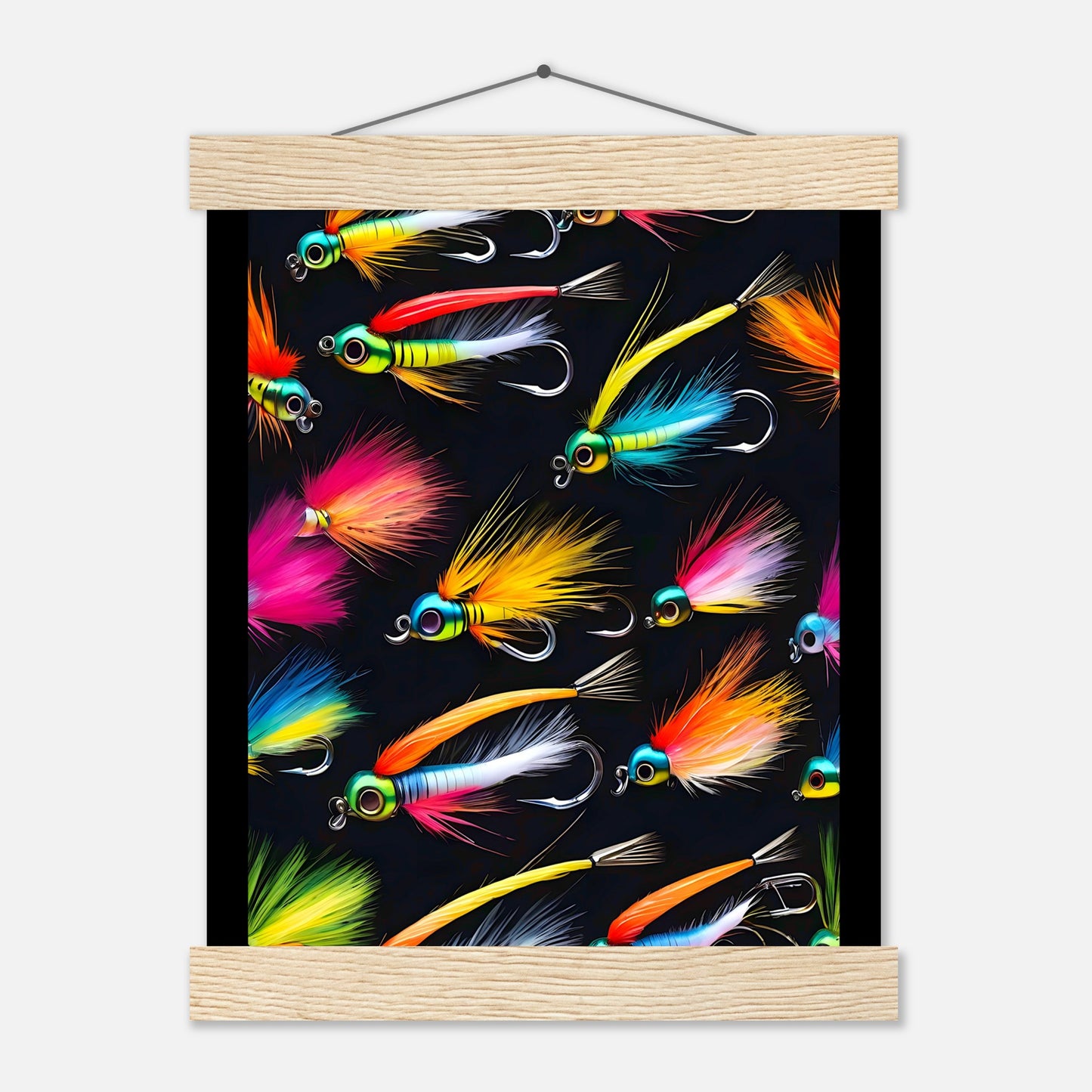 AI Flies || Premium Semi-Glossy Paper Poster with Hanger