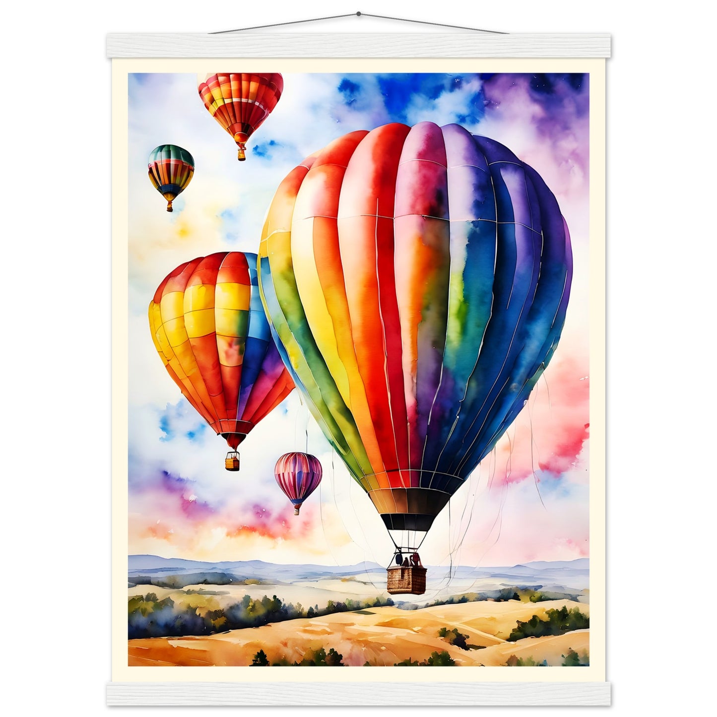 Balloon Day || Premium Matte Paper Poster with Hanger
