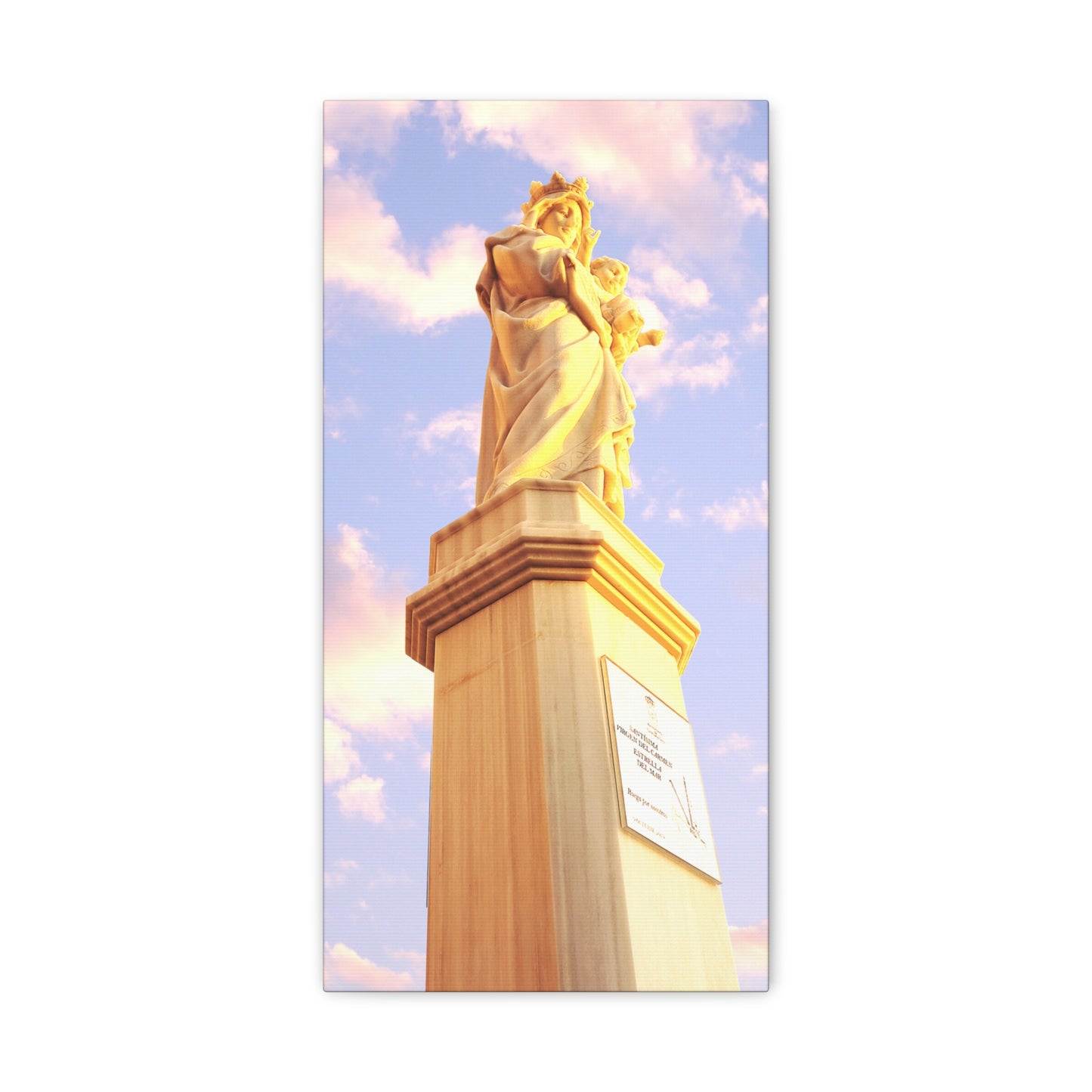 Santísima Virgen del Carmen || Matte Leinwand, gespannt, 1,25" Tiefe