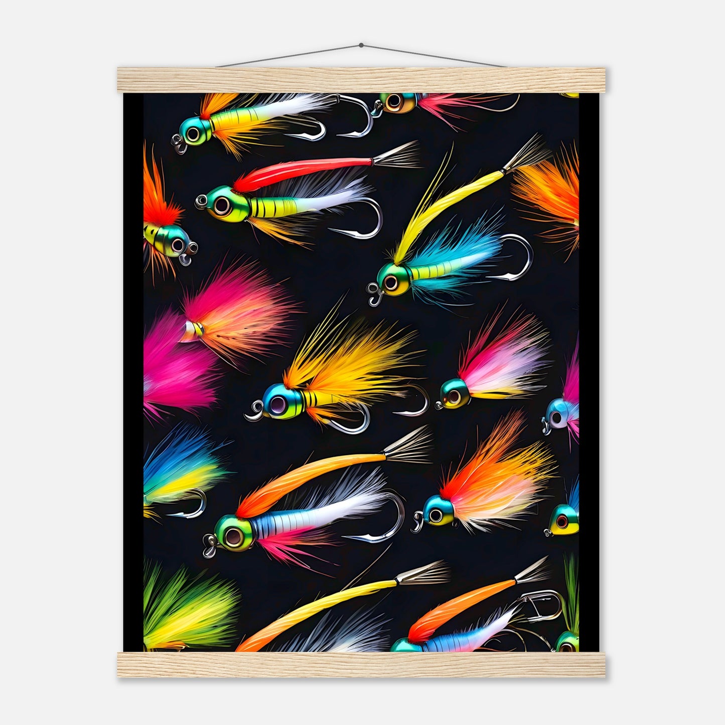 AI Flies || Premium Semi-Glossy Paper Poster with Hanger