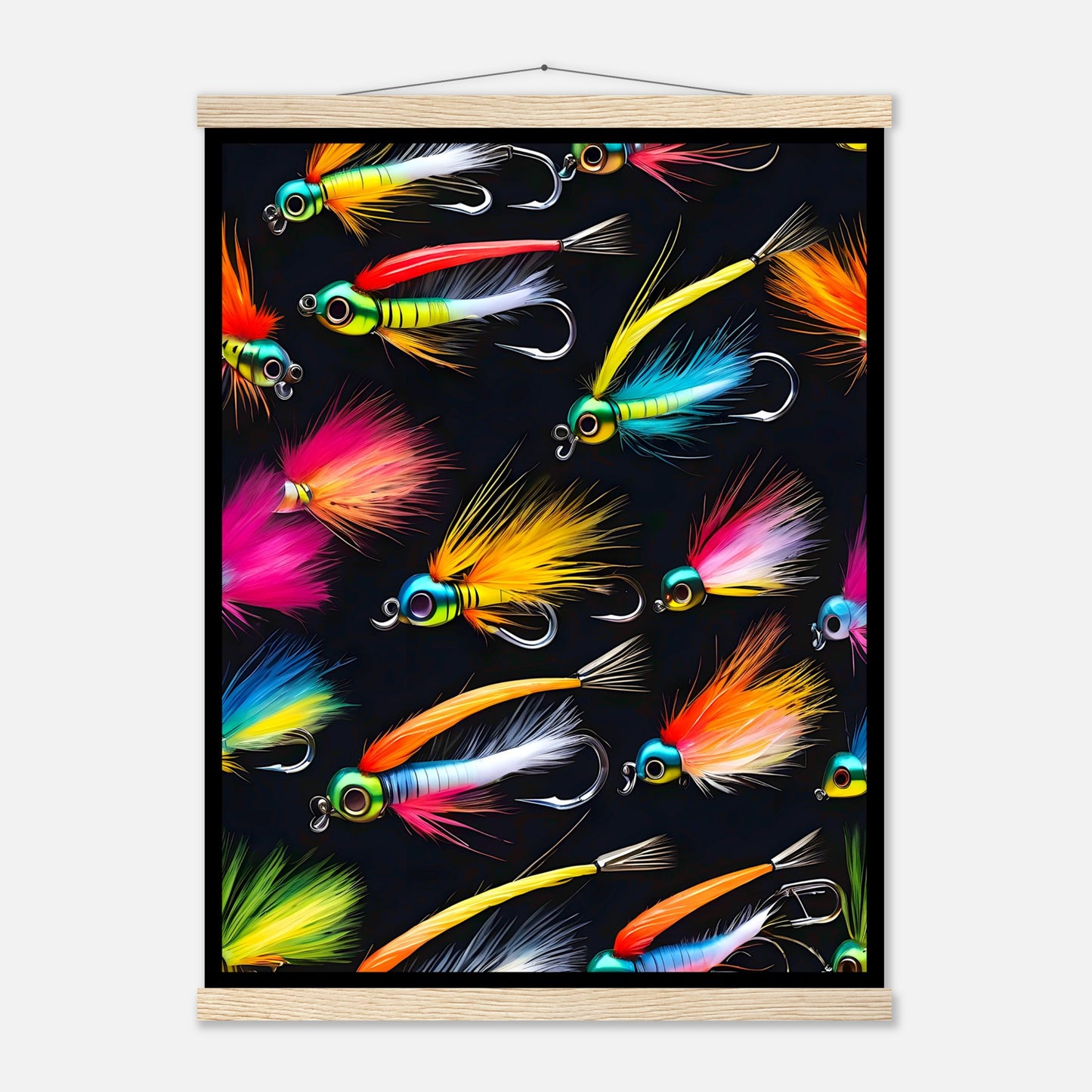 AI Flies || Premium Semi-Glossy Paper Poster with Hanger