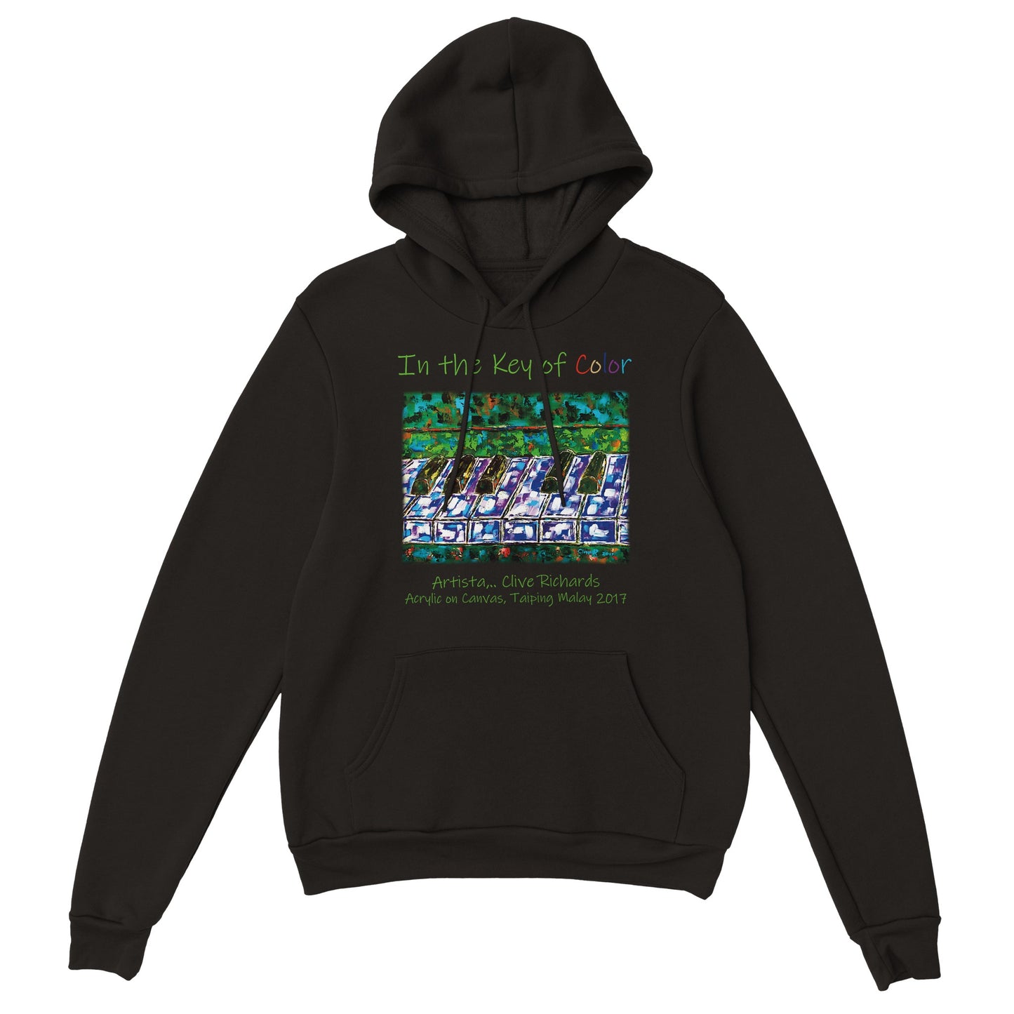 In the Key of Color Artista Clive || Classic Unisex Pullover Hoodie