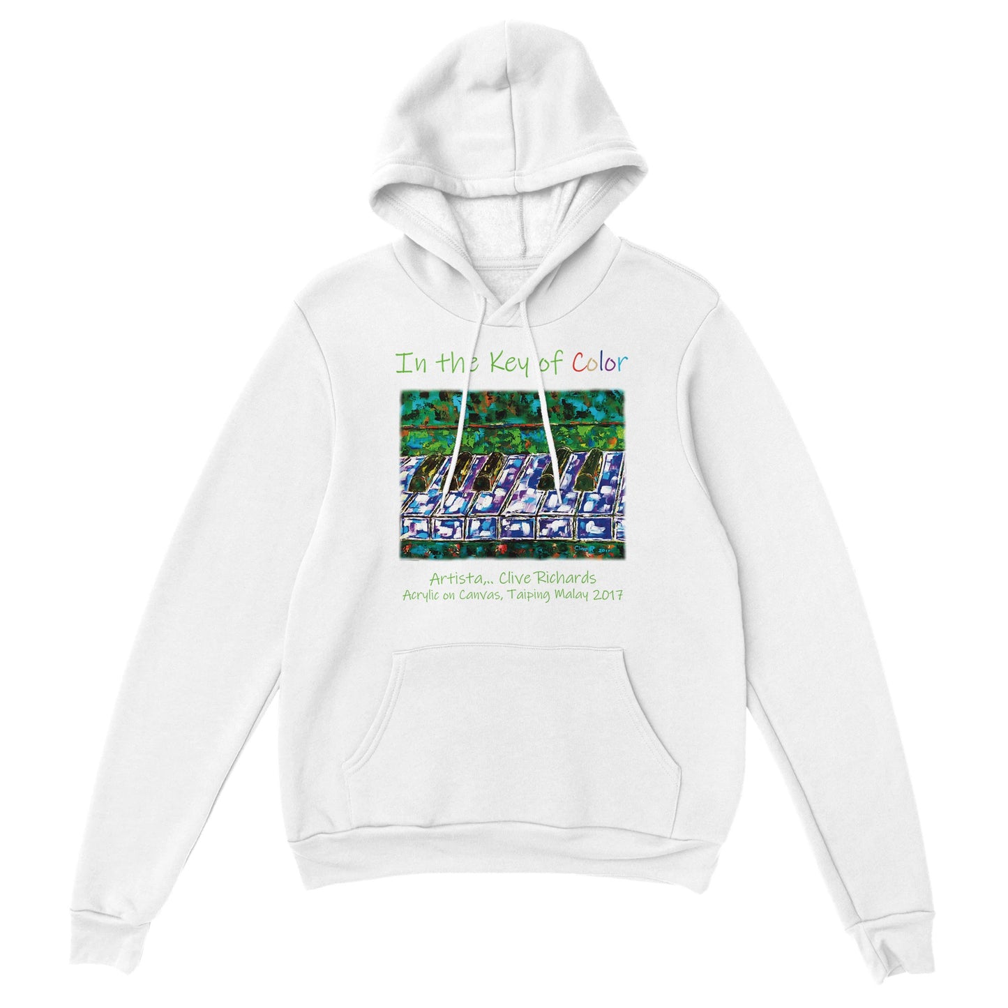 In the Key of Color Artista Clive || Classic Unisex Pullover Hoodie
