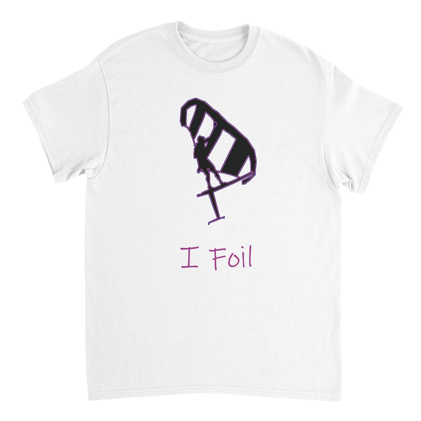 Ich vereitele || Schweres Unisex-T-Shirt mit Rundhalsausschnitt