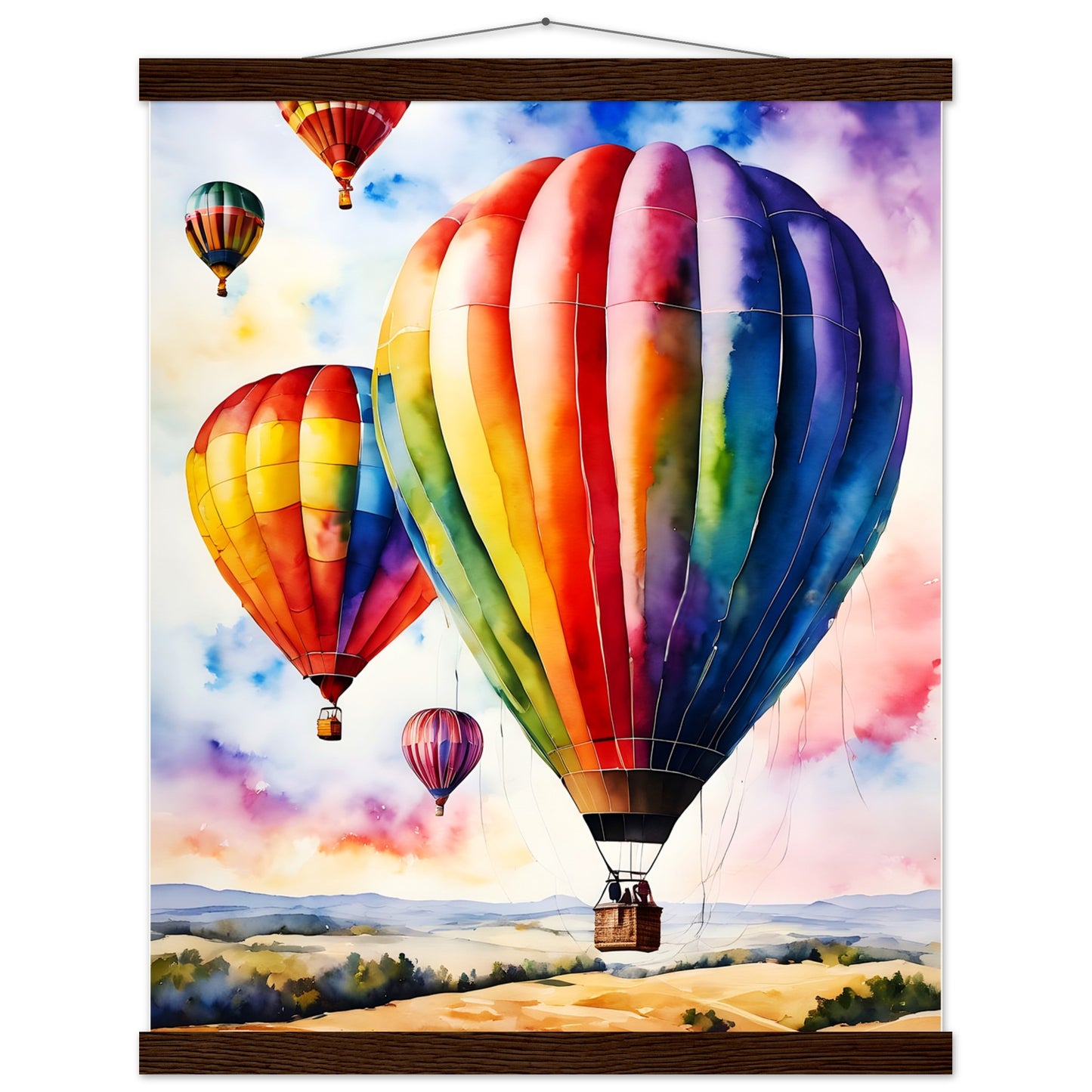 Balloon Day || Premium Matte Paper Poster with Hanger