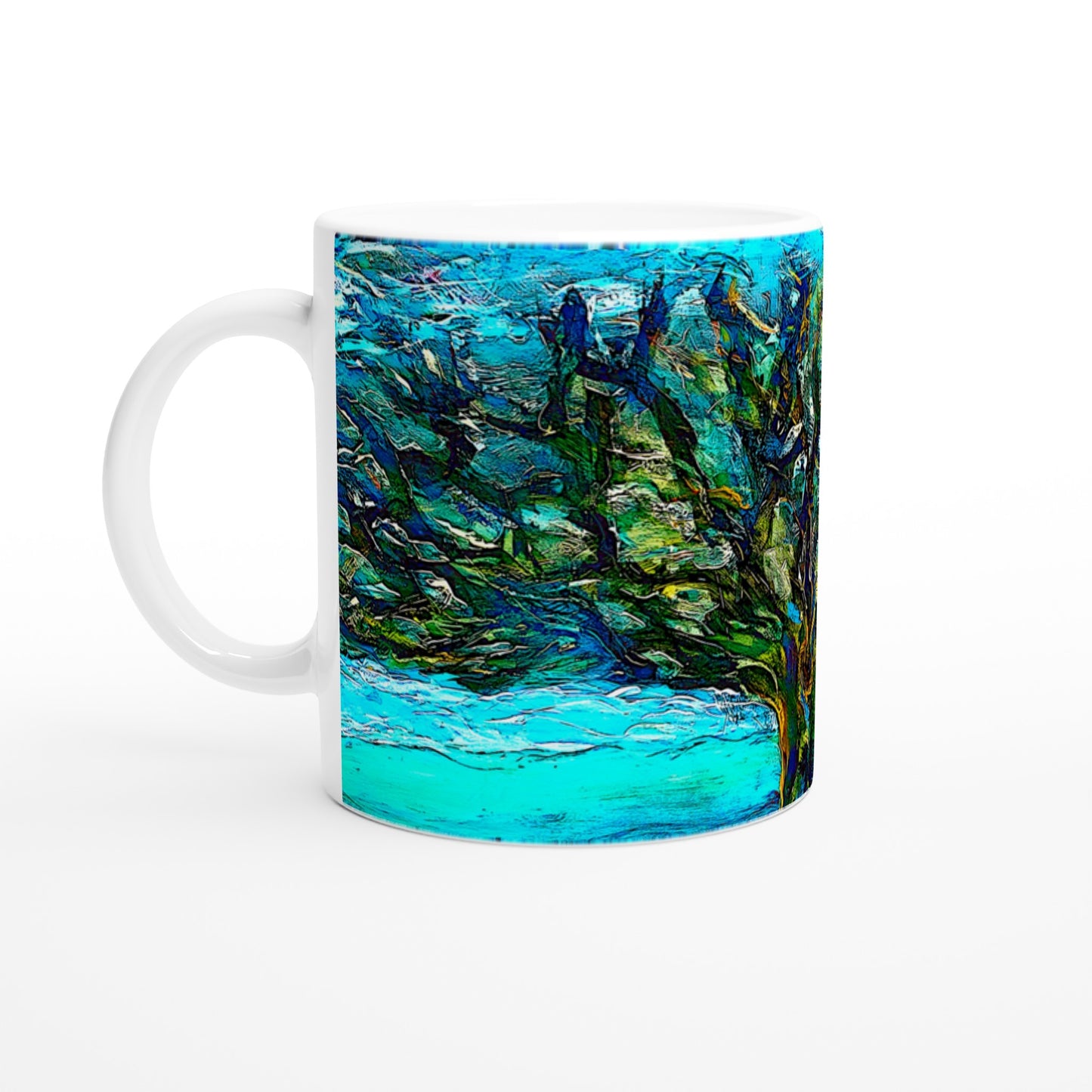 Maui Alter Baum || Weiße 11oz Keramiktasse