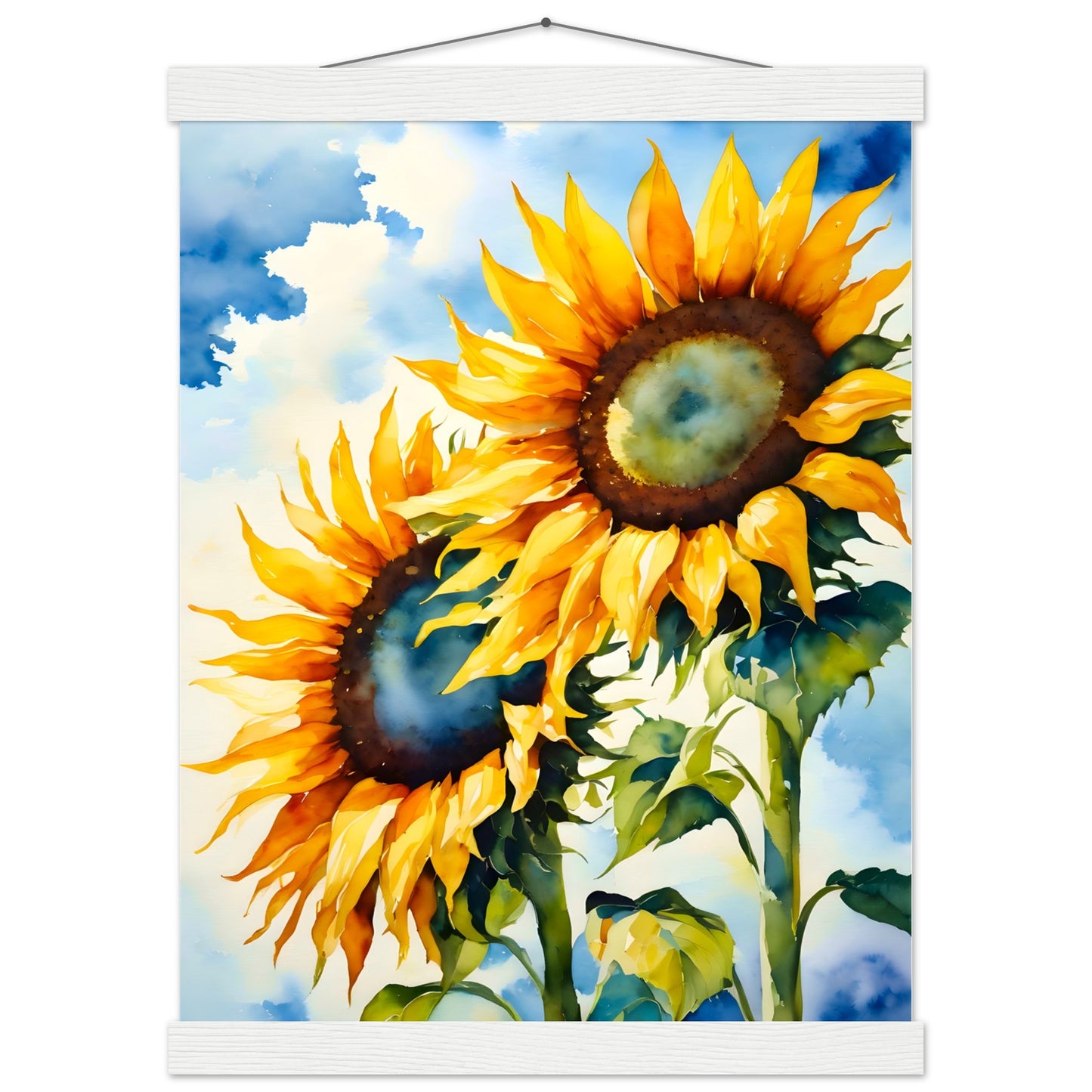 Summer Sunflowers || Premium Matte Paper Poster with Hanger