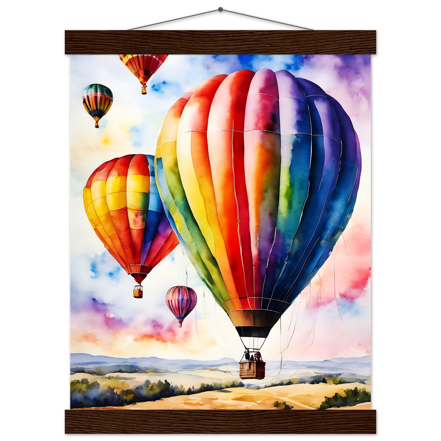 Balloon Day || Premium Matte Paper Poster with Hanger