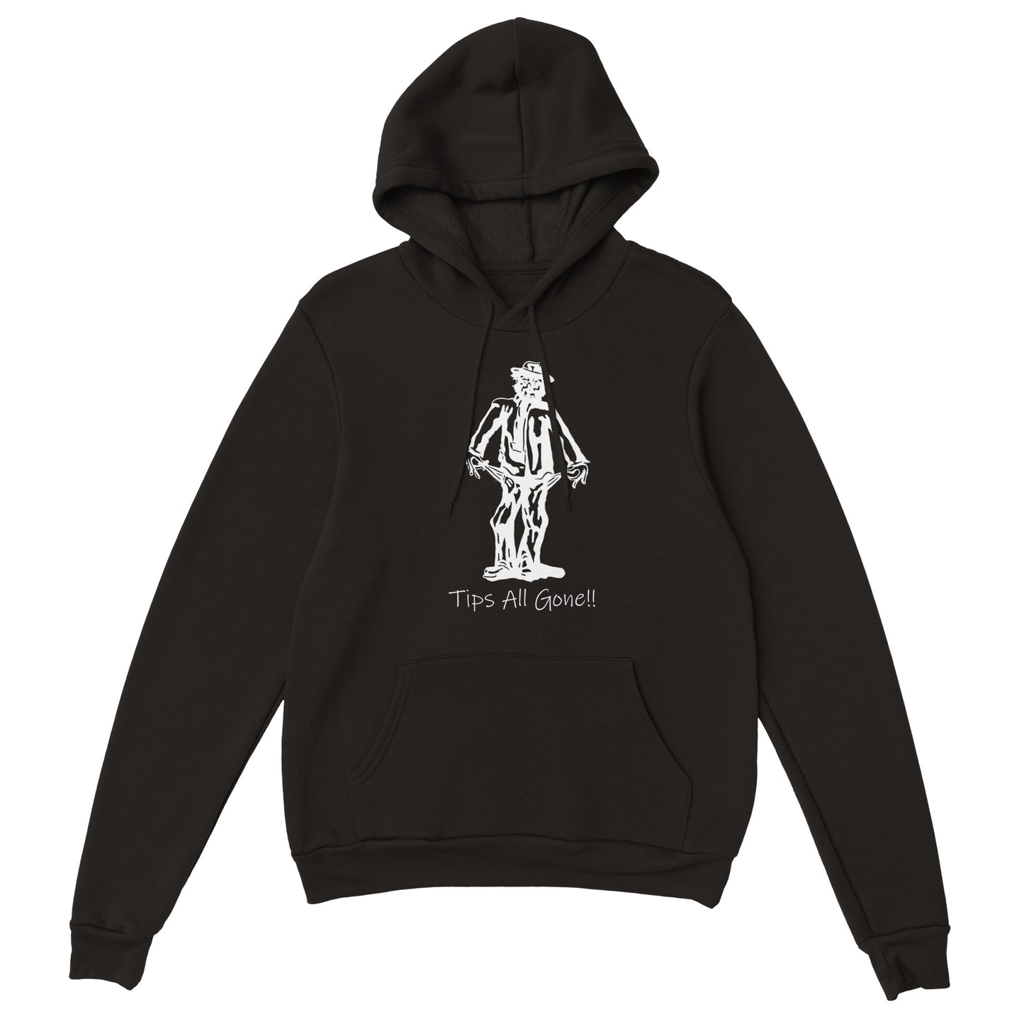Trinkgeld, alles weg!! || Klassischer Unisex-Pullover-Hoodie