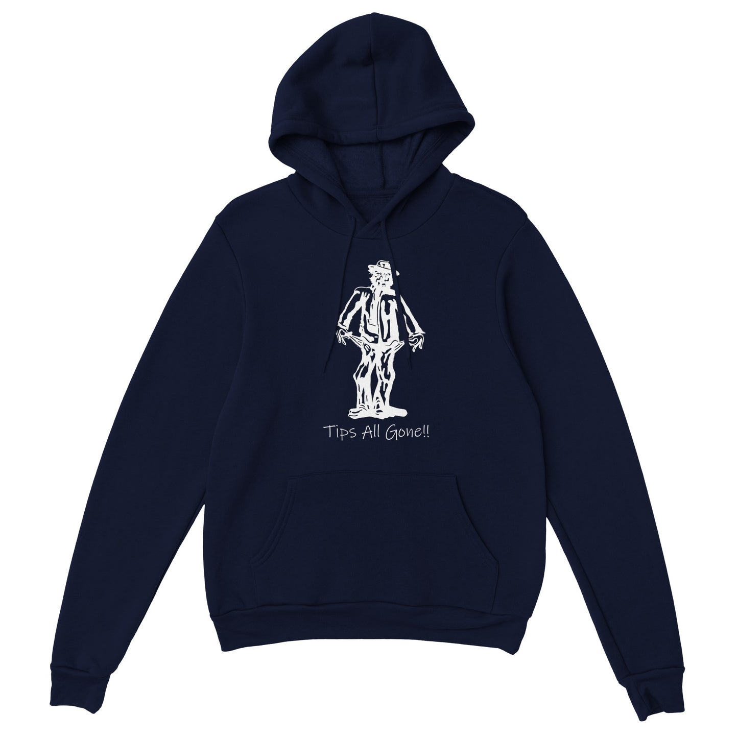 Trinkgeld, alles weg!! || Klassischer Unisex-Pullover-Hoodie