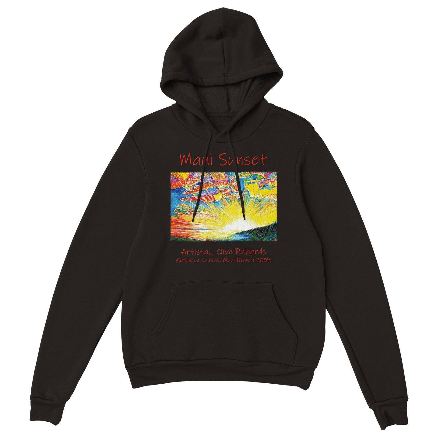 Maui Sunset, Artista Clive || Classic Unisex Pullover Hoodie