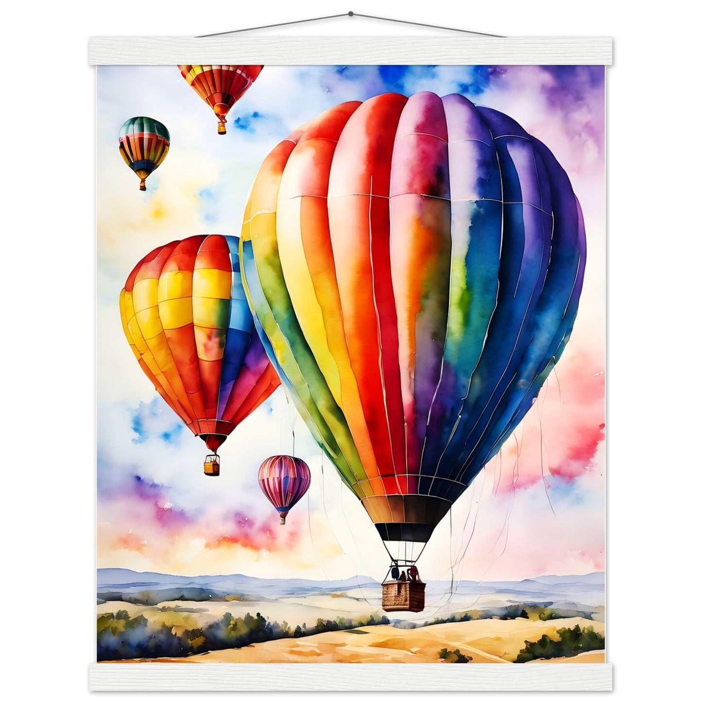 Balloon Day || Premium Matte Paper Poster with Hanger