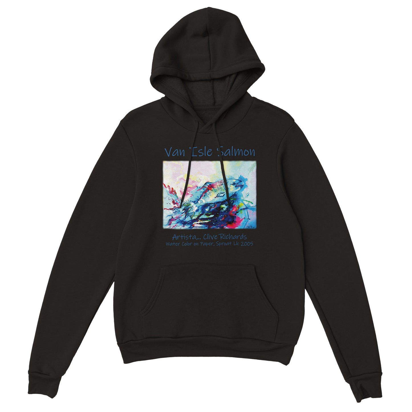 Van Isle Lachs Artista Clive || Klassischer Unisex-Pullover-Hoodie