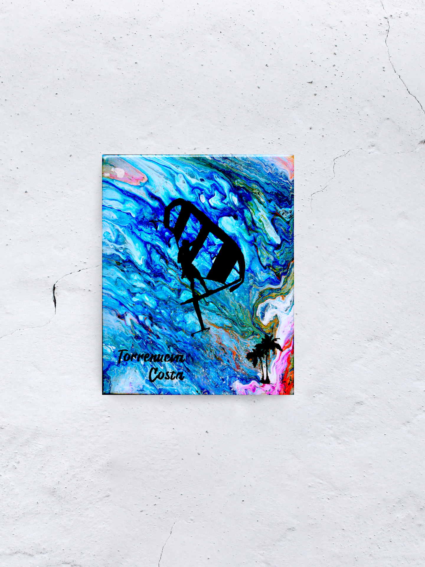 I Fly #2 / Yo Vuelo #2, Torrenueva Costa || Originalkunst Artabuild-Künstler Clive Richards