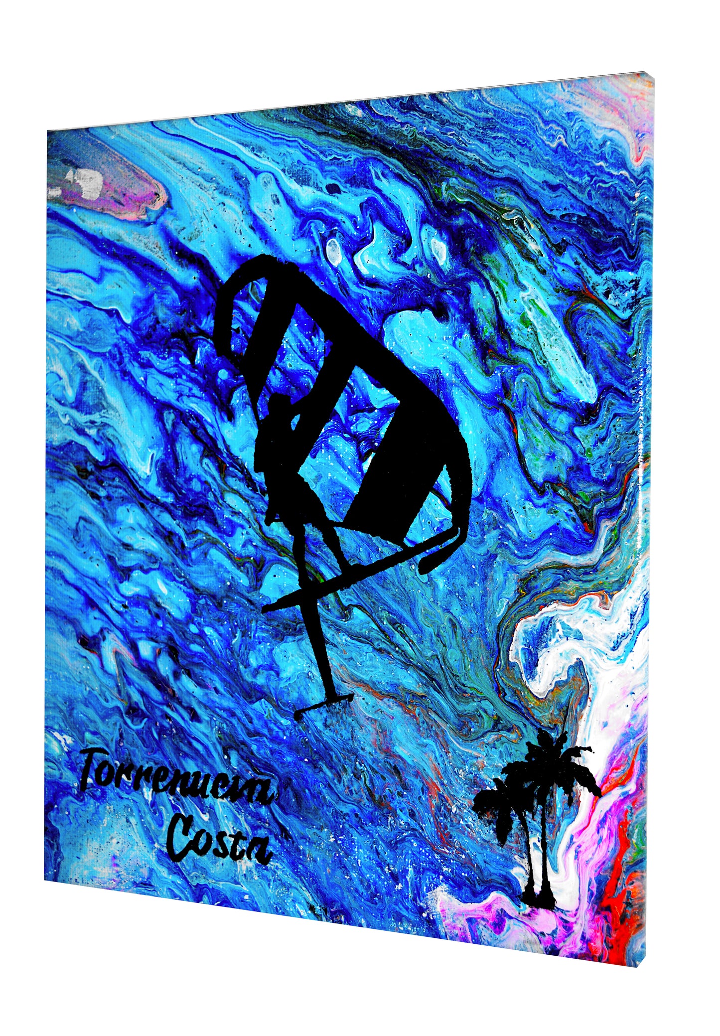 I Fly #2 / Yo Vuelo #2, Torrenueva Costa || Originalkunst Artabuild-Künstler Clive Richards