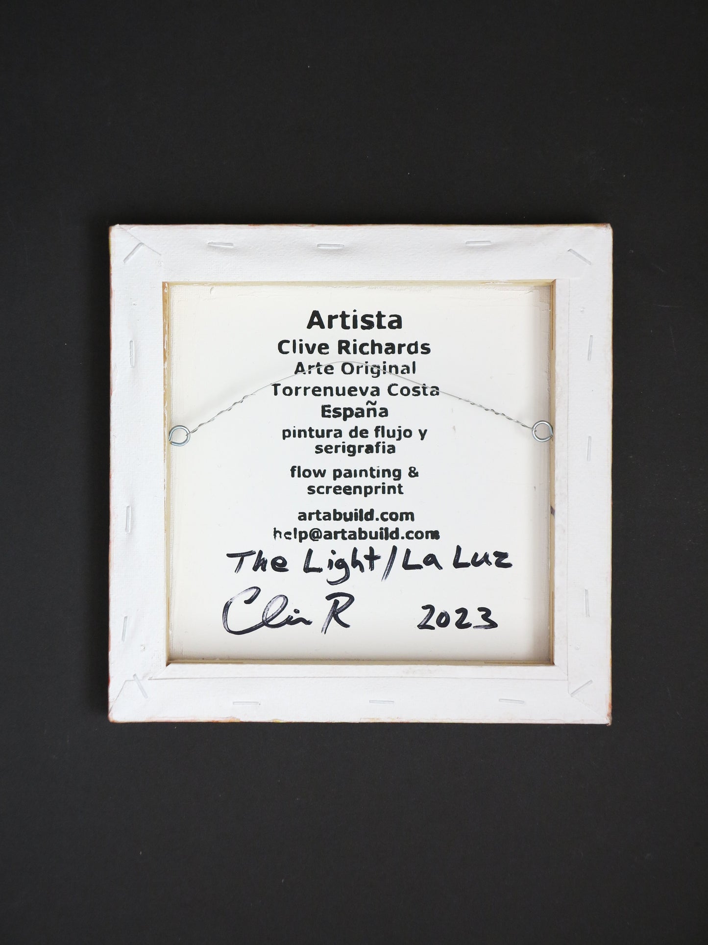 The Light / La Luz, Torrenueva Costa || Original Art Artabuild Artist Clive Richards