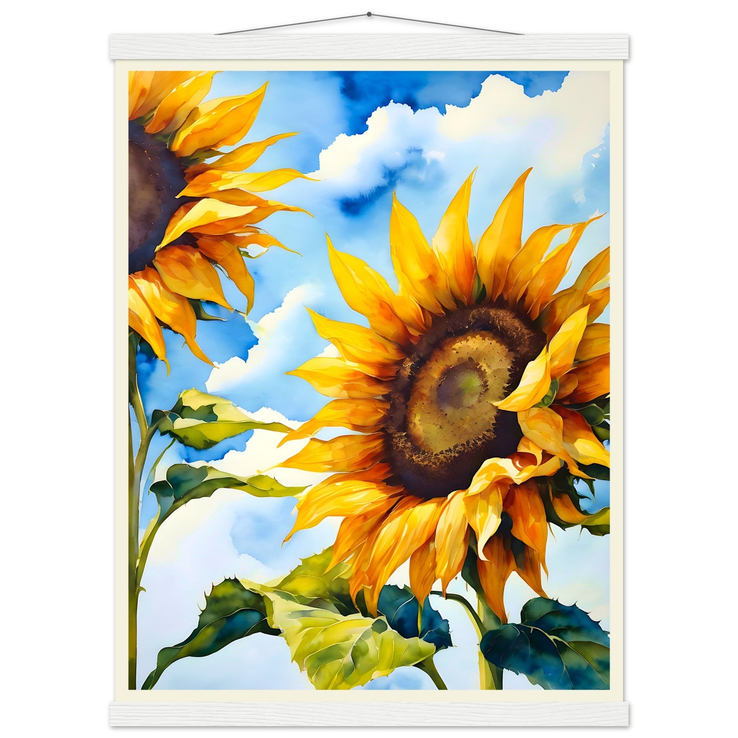 Sunflower Summer || Premium Matte Paper Poster with Hanger
