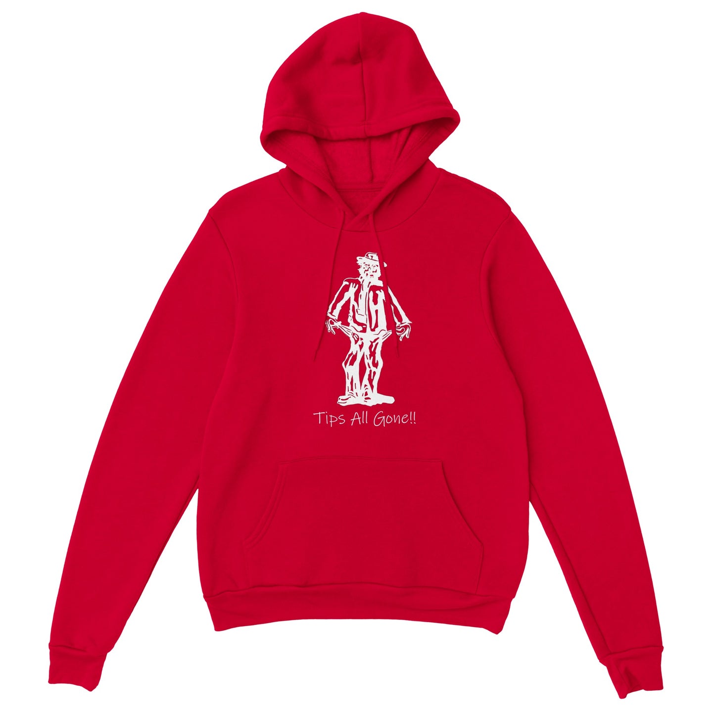 Trinkgeld, alles weg!! || Klassischer Unisex-Pullover-Hoodie