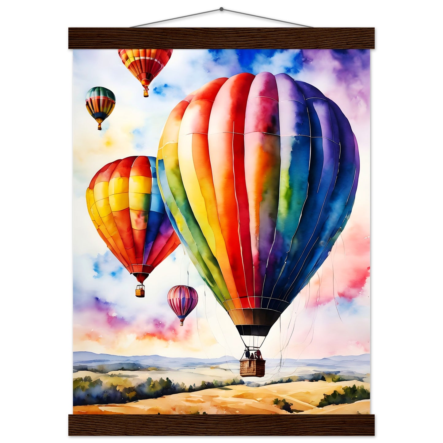 Balloon Day || Premium Matte Paper Poster with Hanger
