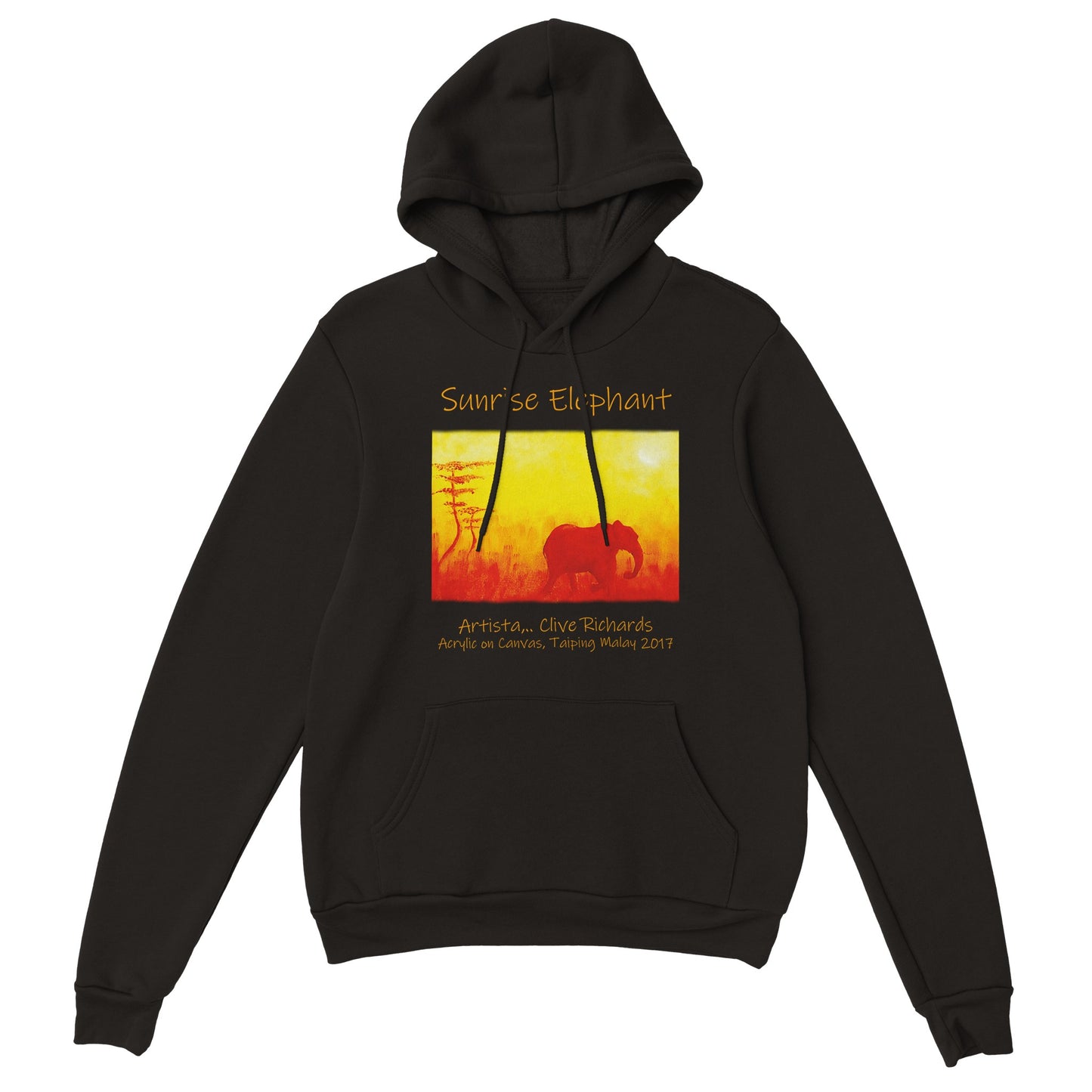 Sunrise Elephant Artista Clive || Klassischer Unisex-Pullover-Hoodie