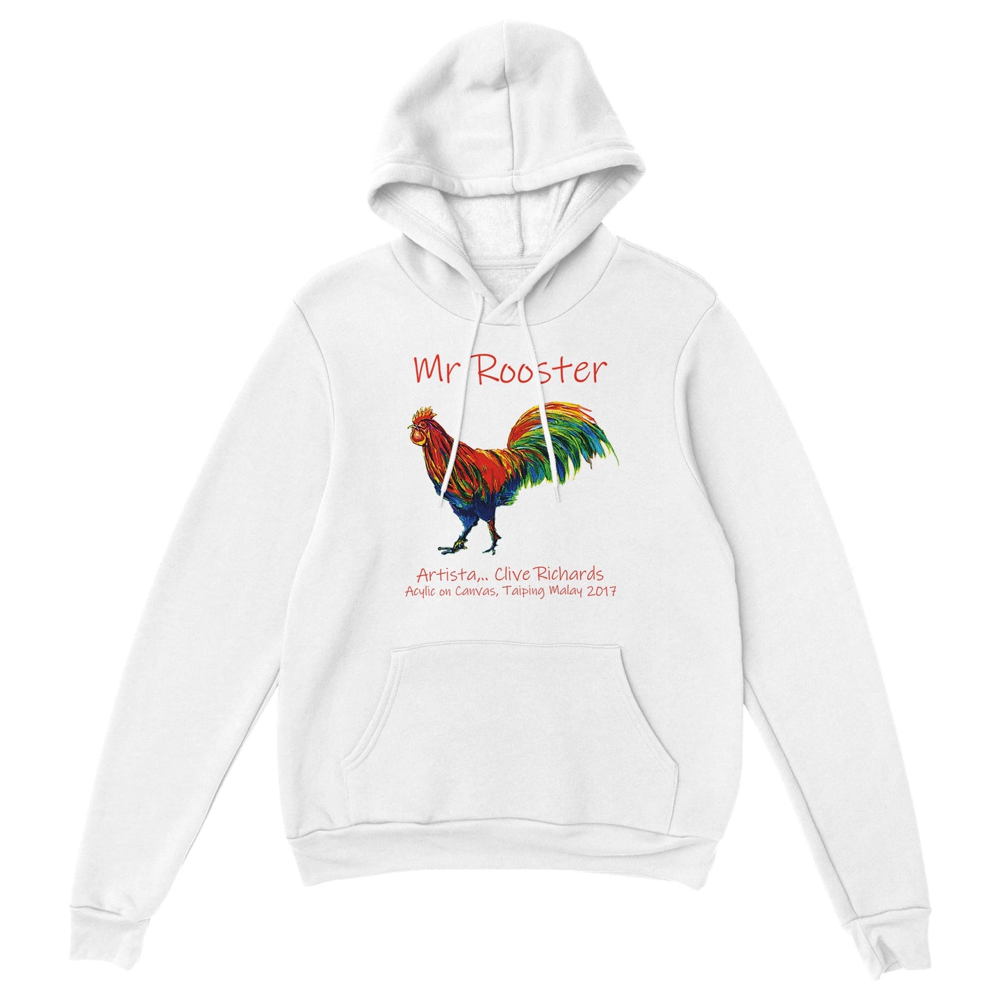 Mr Rooster Artista Clive || Klassischer Unisex-Pullover-Hoodie