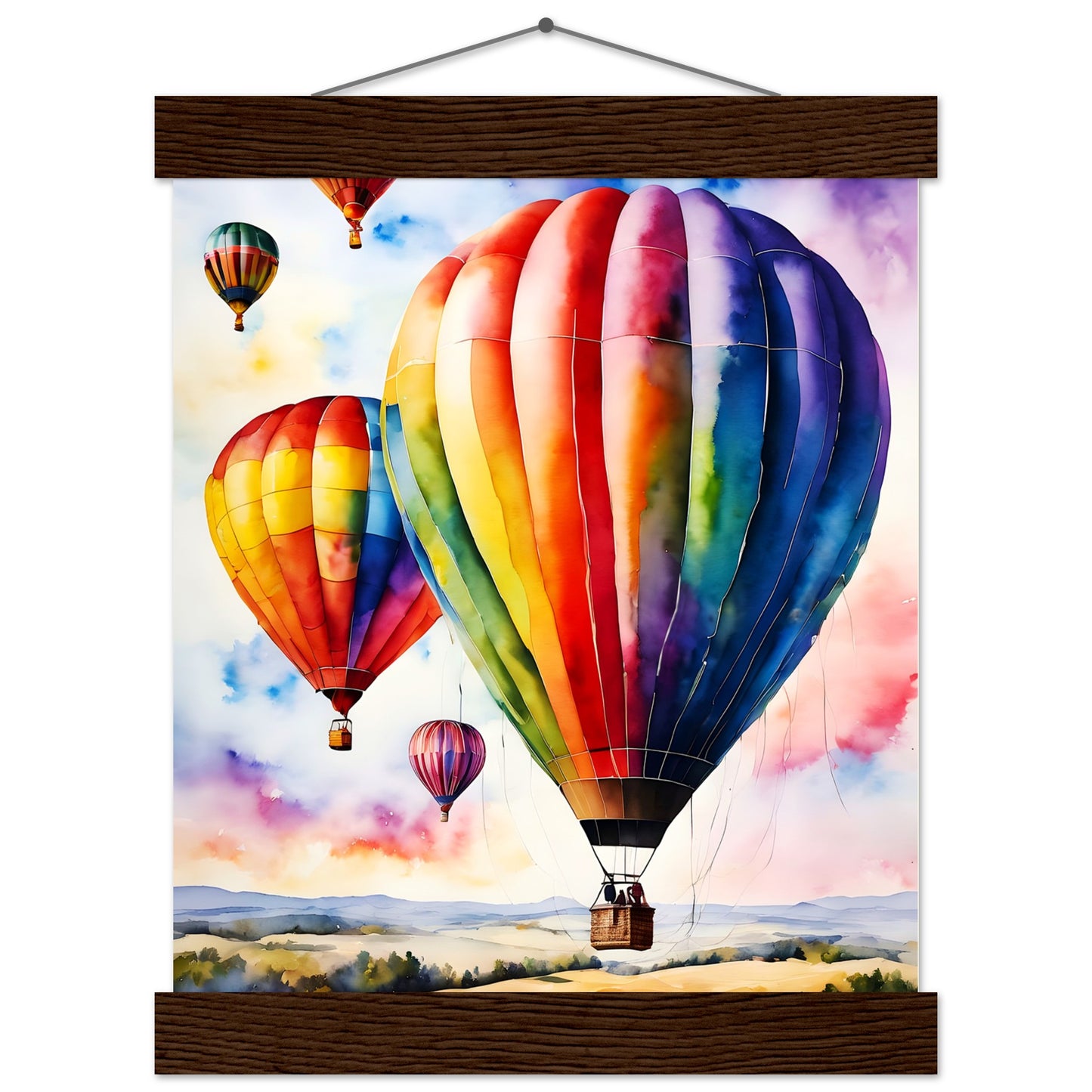 Balloon Day || Premium Matte Paper Poster with Hanger