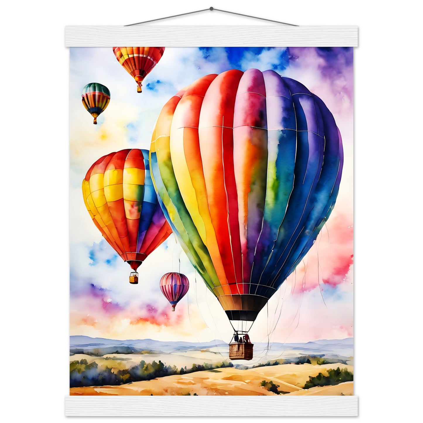Balloon Day || Premium Matte Paper Poster with Hanger
