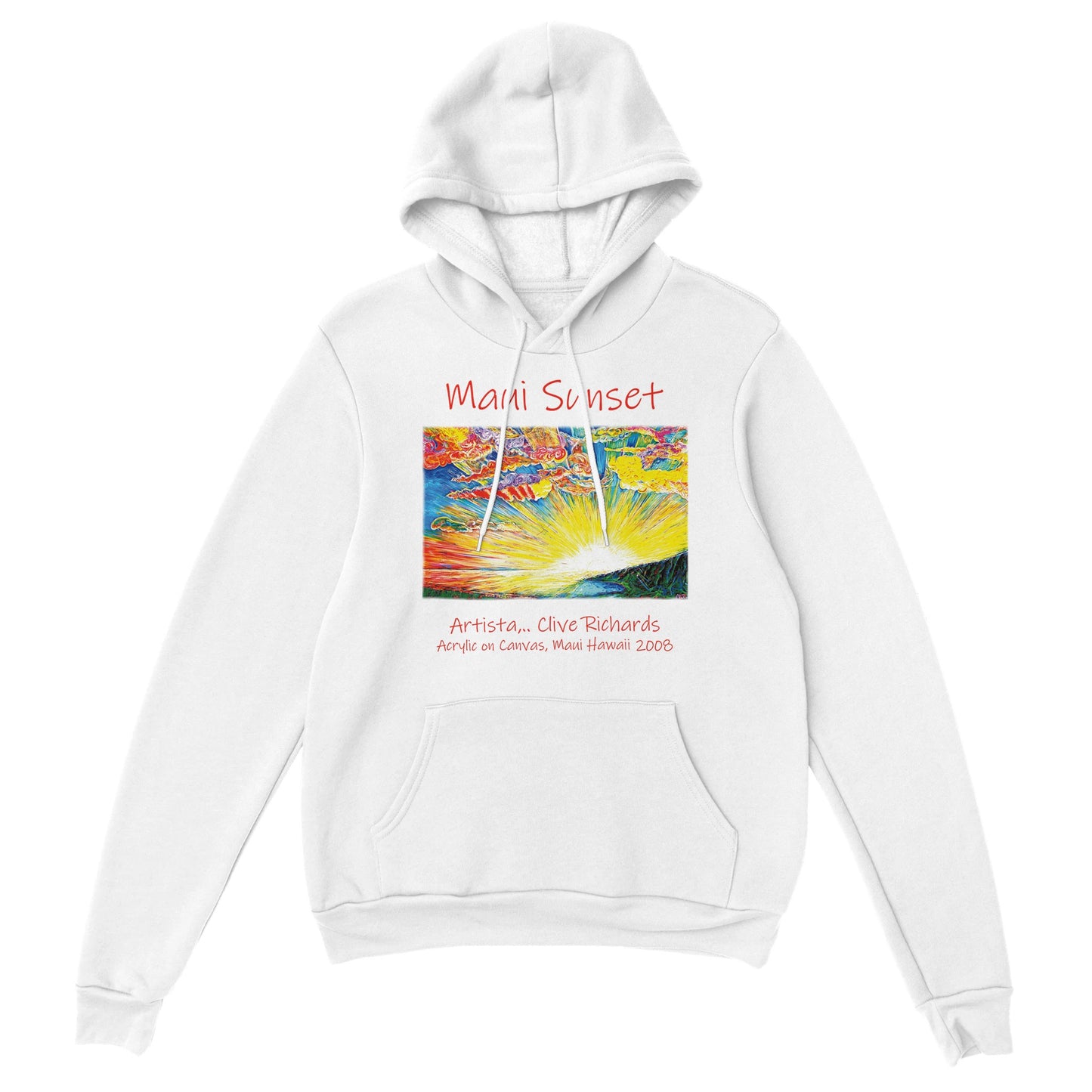 Maui Sunset, Artista Clive || Classic Unisex Pullover Hoodie