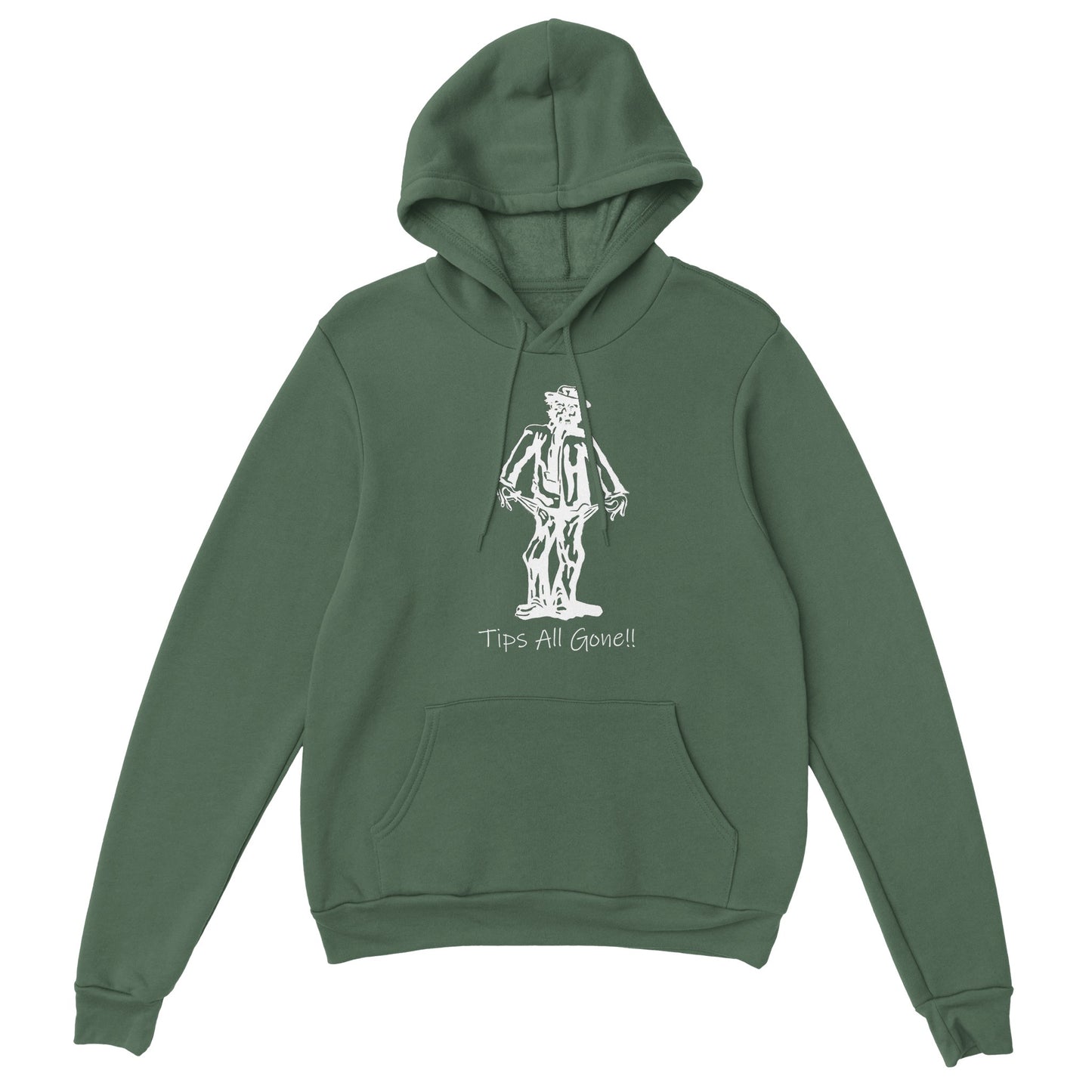 Trinkgeld, alles weg!! || Klassischer Unisex-Pullover-Hoodie