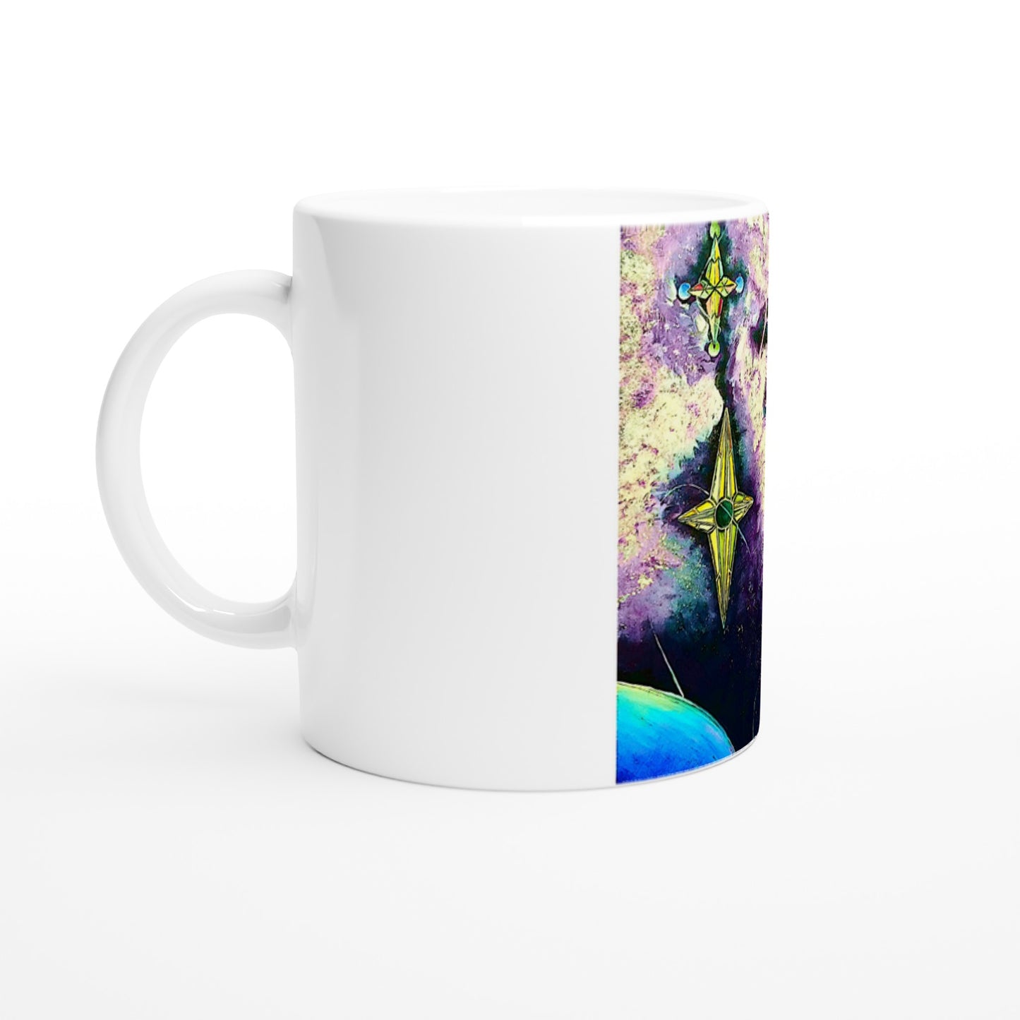 Reisende Seele || Weiße 11oz Keramiktasse