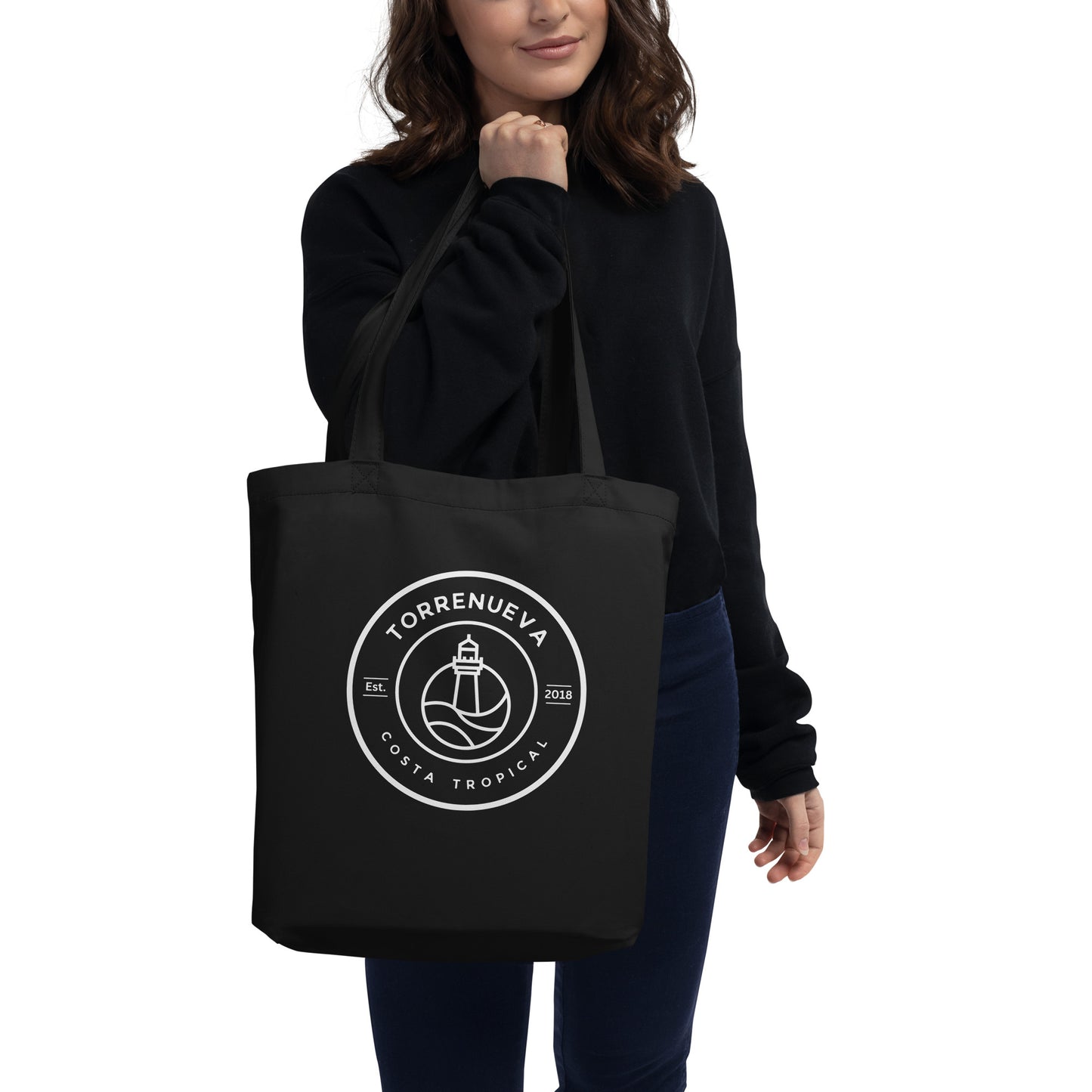 Torrenueva Costa, Est 2018, Lighthouse || Eco Organic Cotton Tote