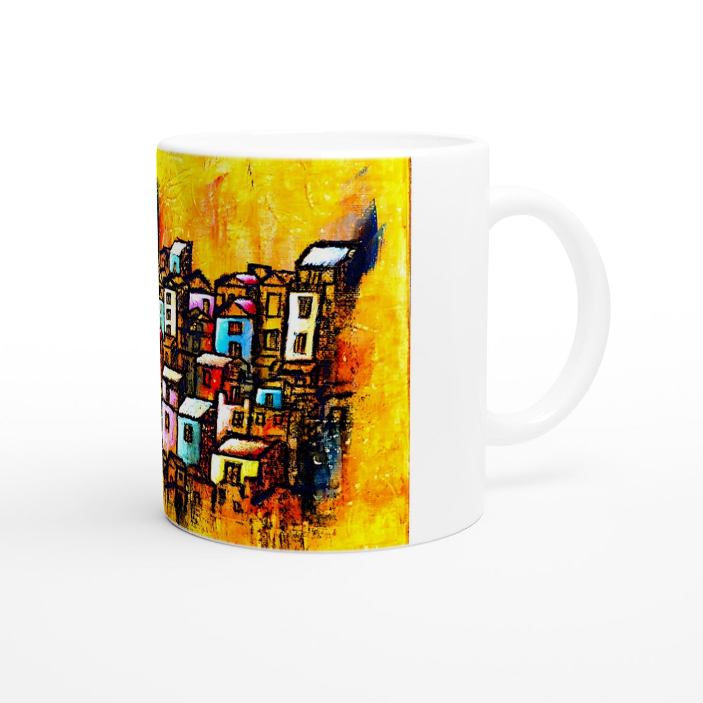 Bosa Sardinien || Weiße 11oz Keramiktasse