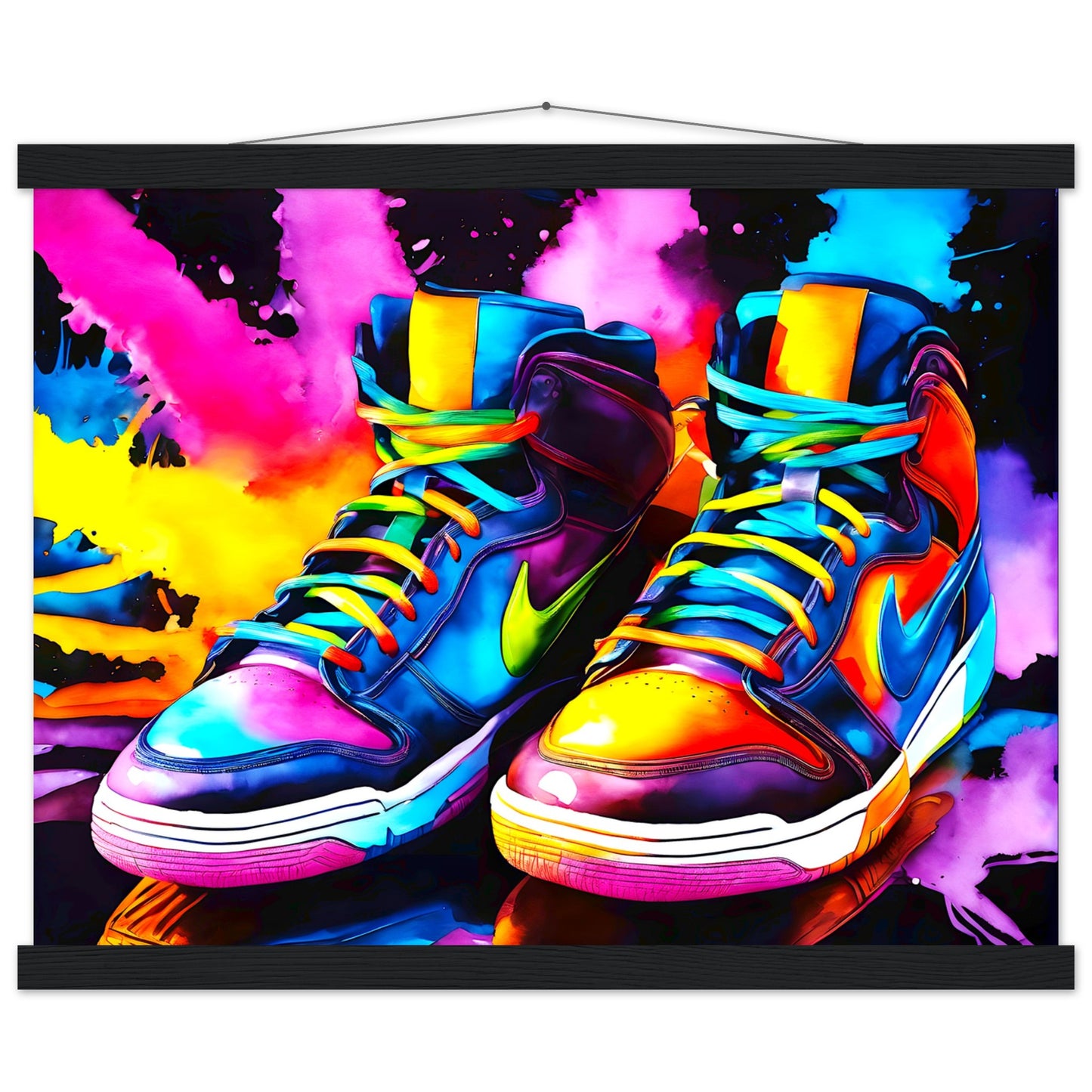 Lets Play || Premium Semi-Glossy Paper Poster with Hanger