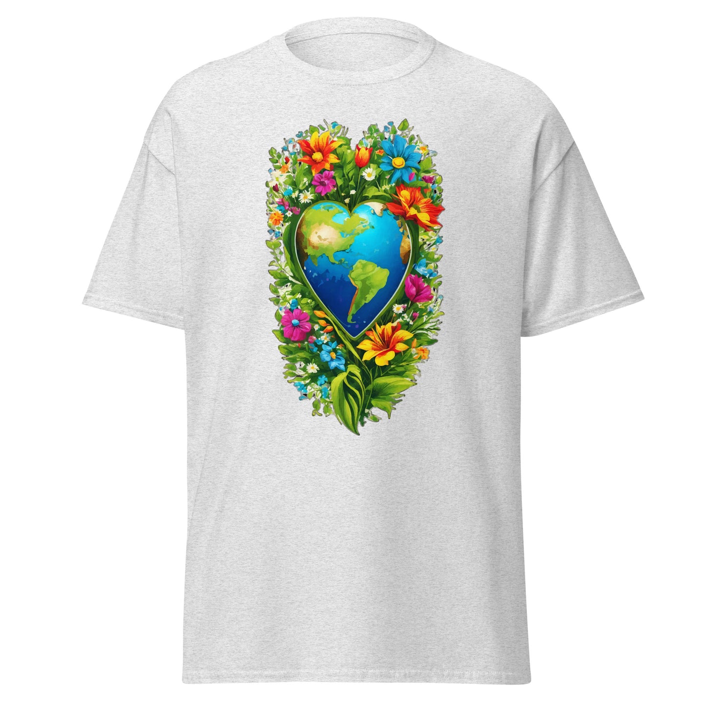Earth Day Tall Heart Reef || Klassisches T-Shirt