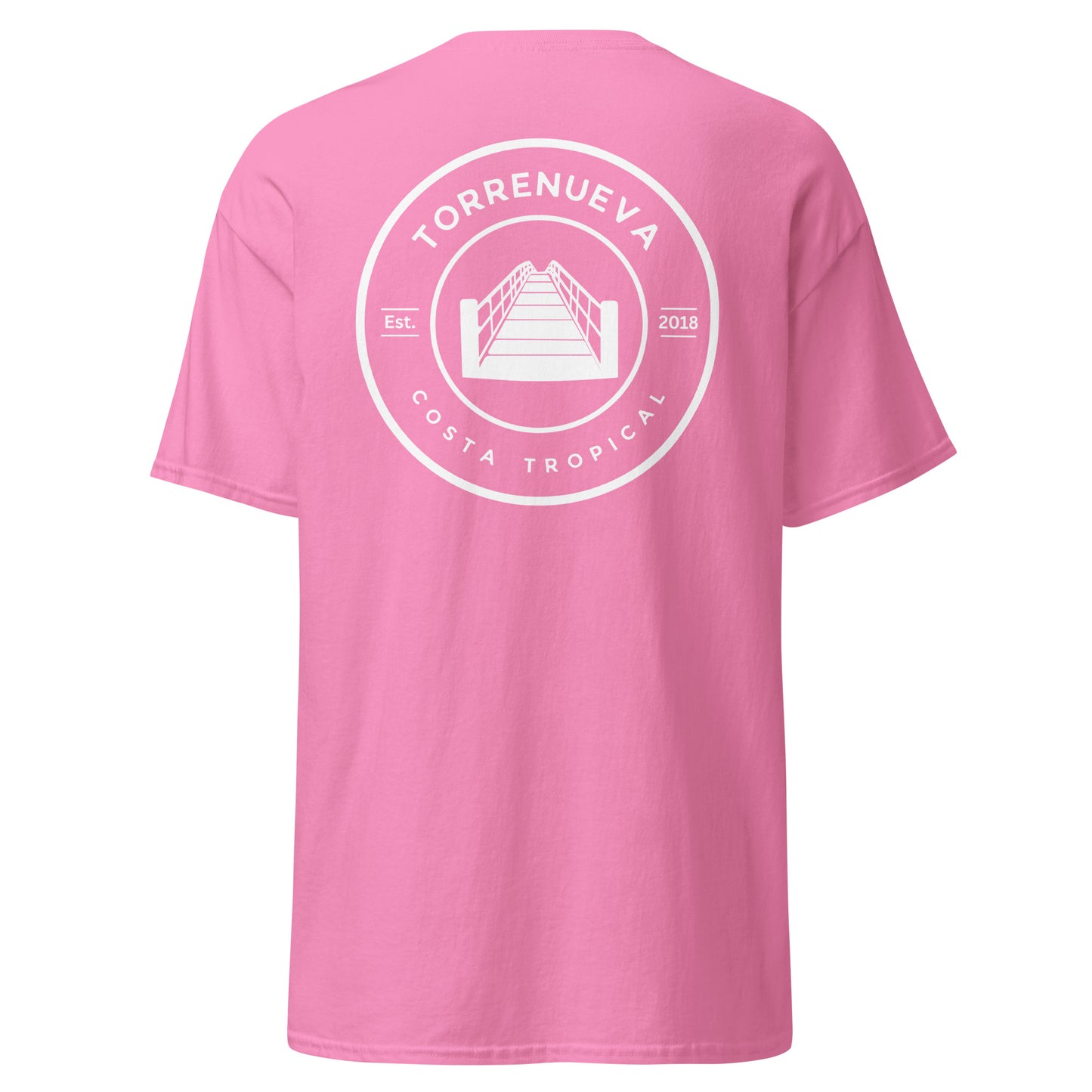 Torrenueva Costa, Est. 2018, Suspension Bridge Crest & Back || Klassisches T-Shirt