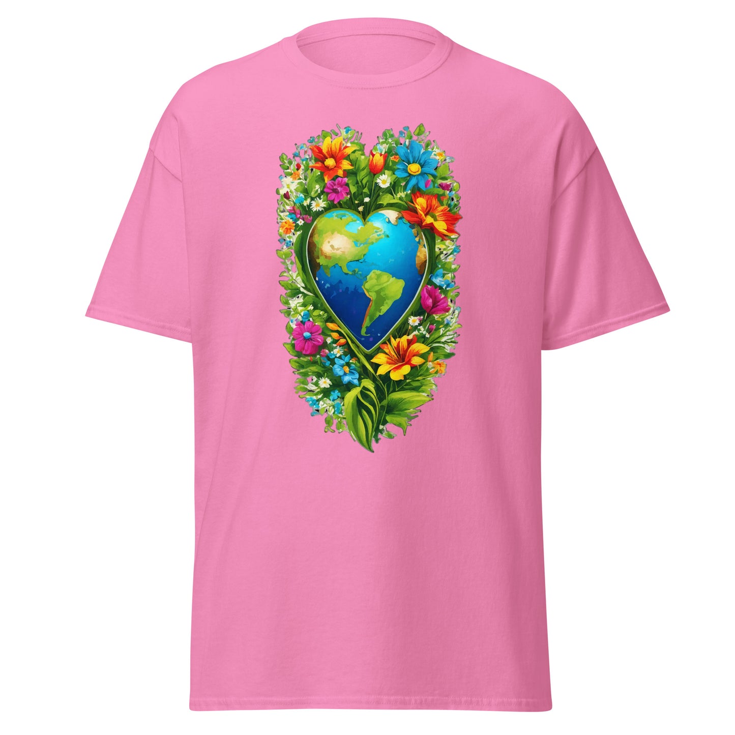 Earth Day Tall Heart Reef || Klassisches T-Shirt