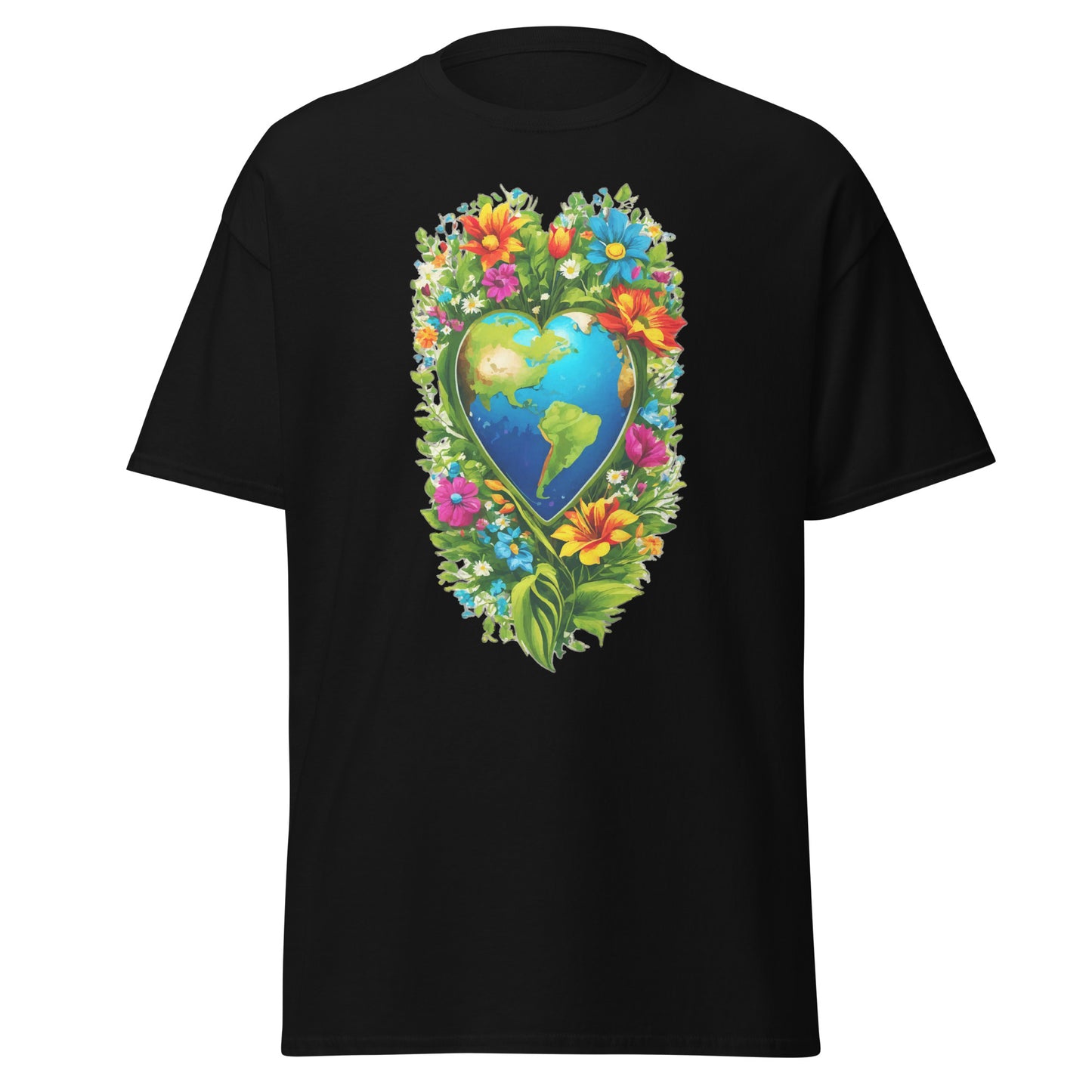 Earth Day Tall Heart Reef || Klassisches T-Shirt