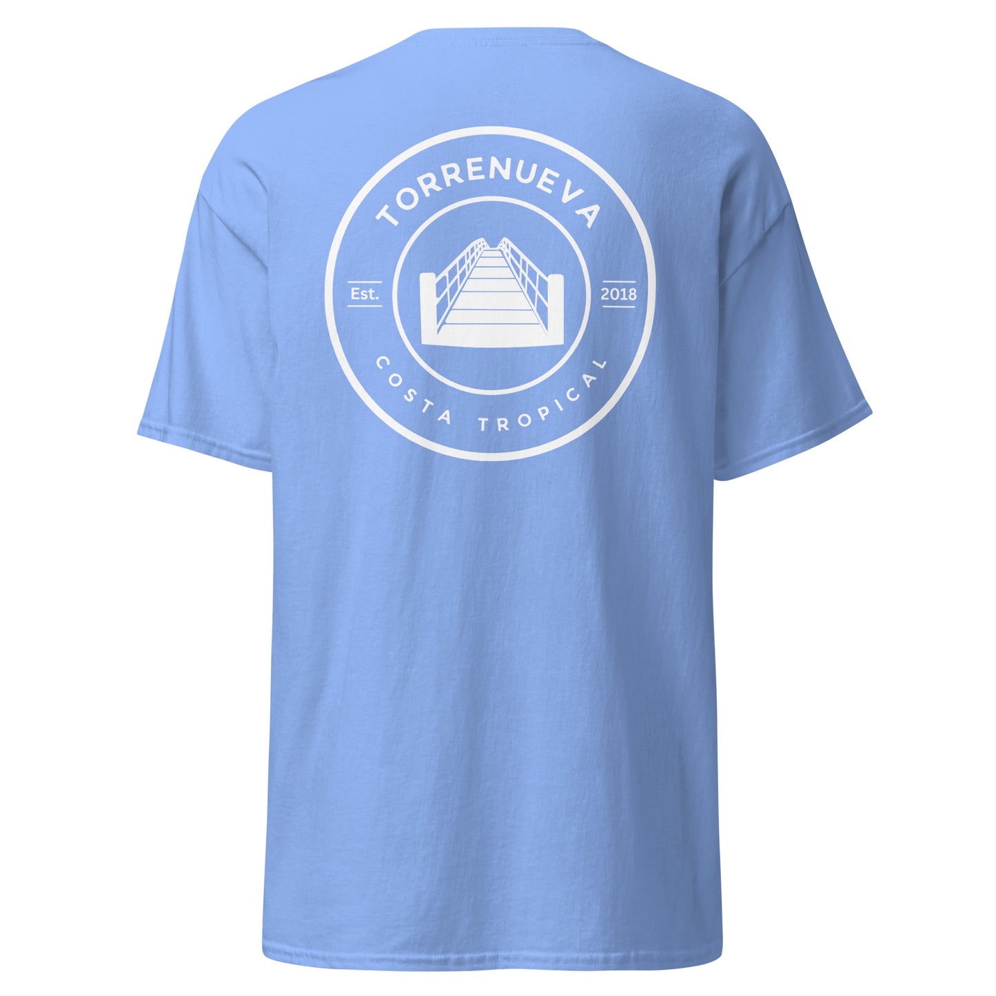 Torrenueva Costa, Est. 2018, Suspension Bridge Crest & Back || Klassisches T-Shirt