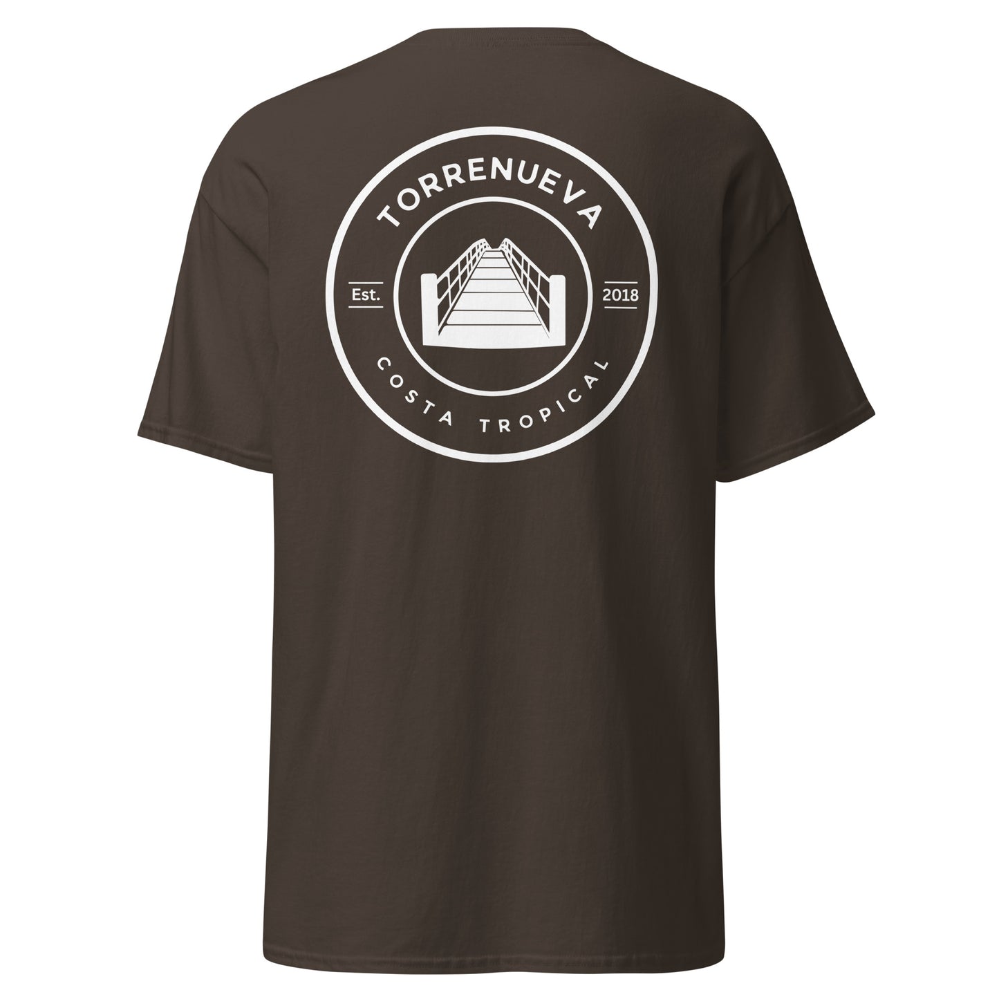 Torrenueva Costa, Est. 2018, Suspension Bridge Crest & Back || Klassisches T-Shirt