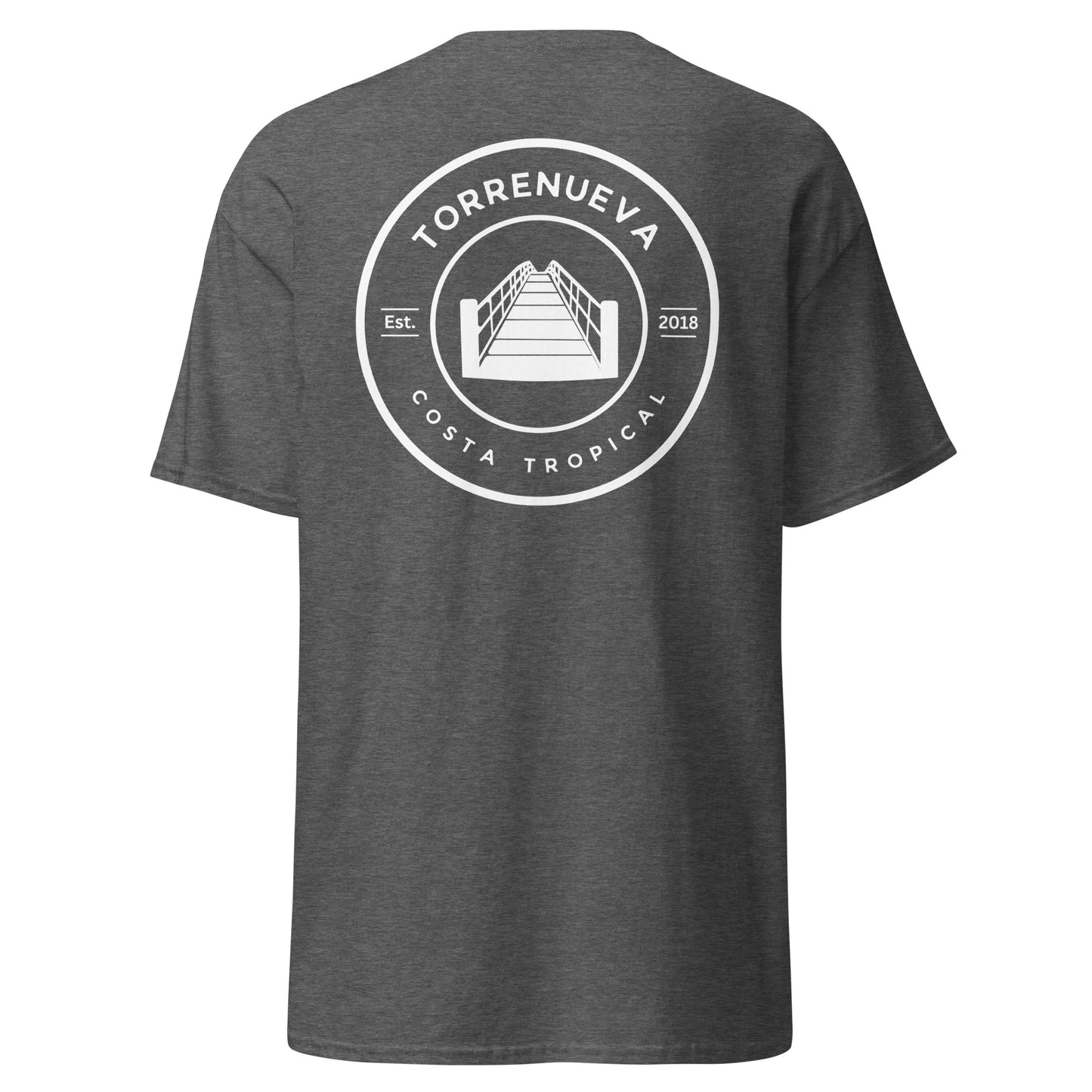 Torrenueva Costa, Est. 2018, Suspension Bridge Crest & Back || Klassisches T-Shirt