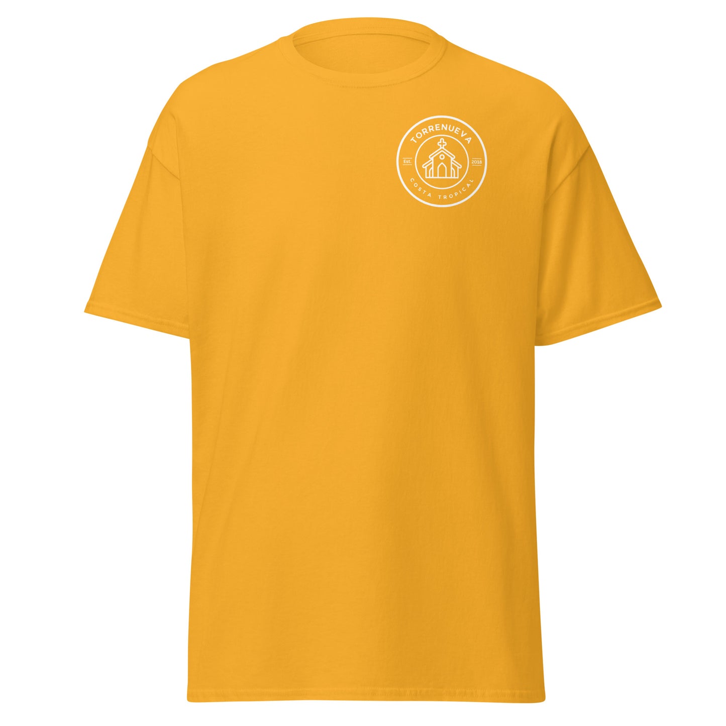 Torrenueva Costa, Est. 2018, Kirchenwappen || Klassisches T-Shirt