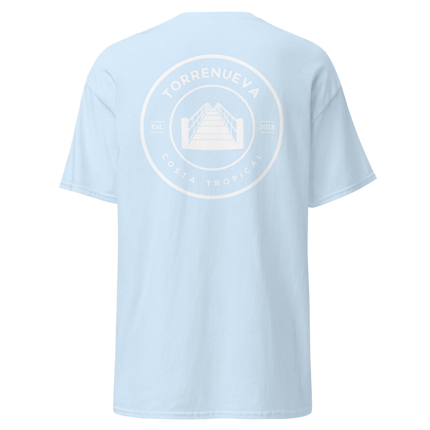 Torrenueva Costa, Est. 2018, Suspension Bridge Crest & Back || Klassisches T-Shirt