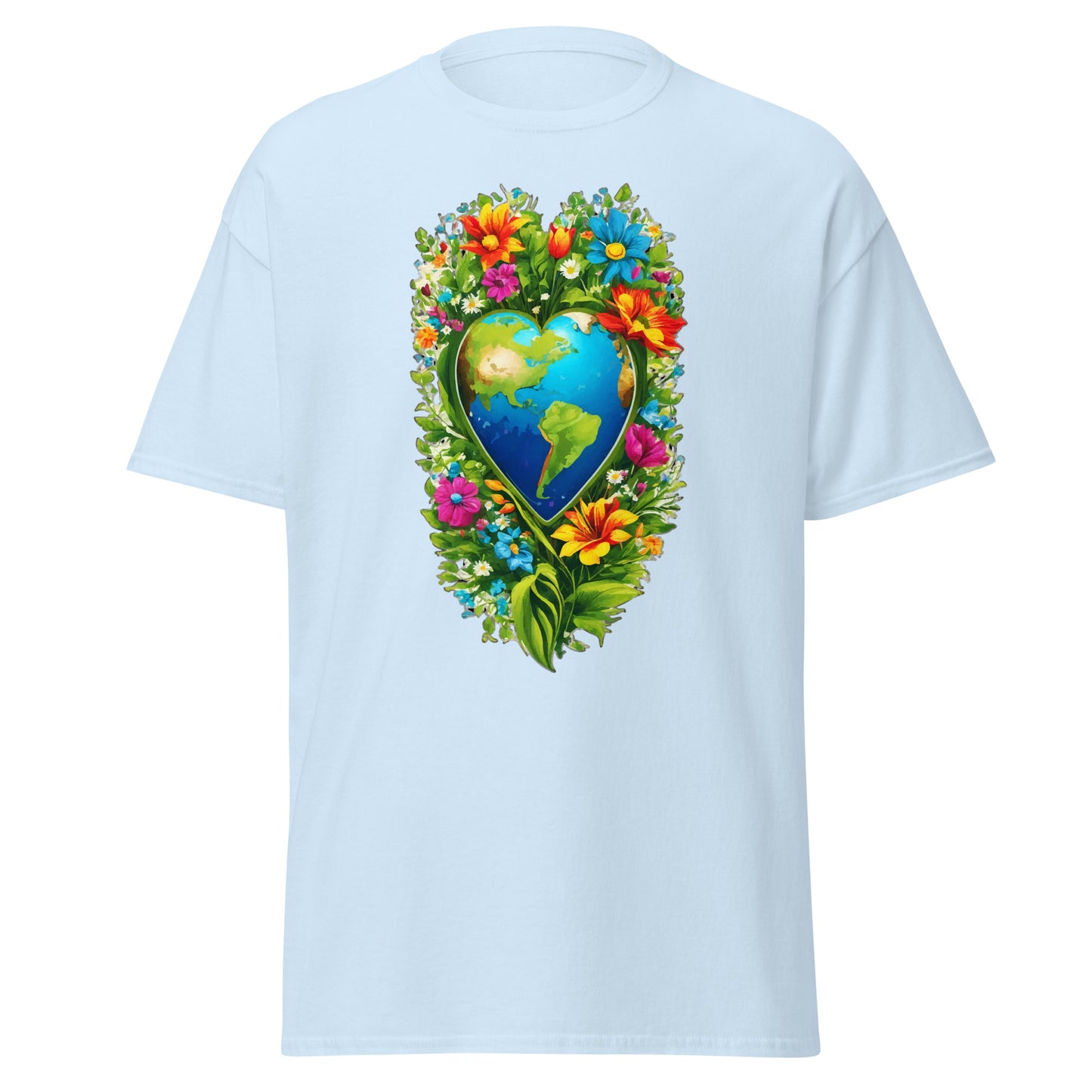 Earth Day Tall Heart Reef || Klassisches T-Shirt