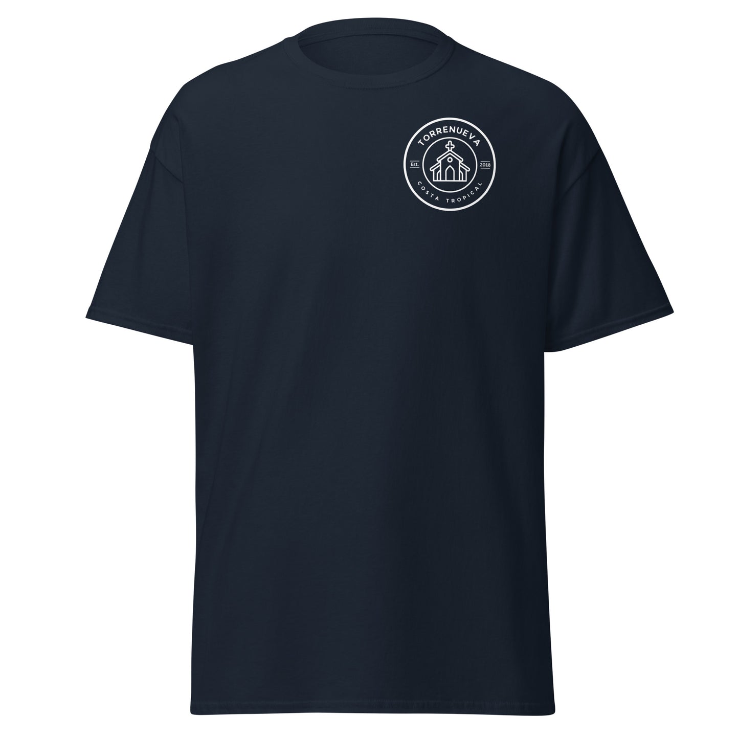 Torrenueva Costa, Est. 2018, Kirchenwappen || Klassisches T-Shirt