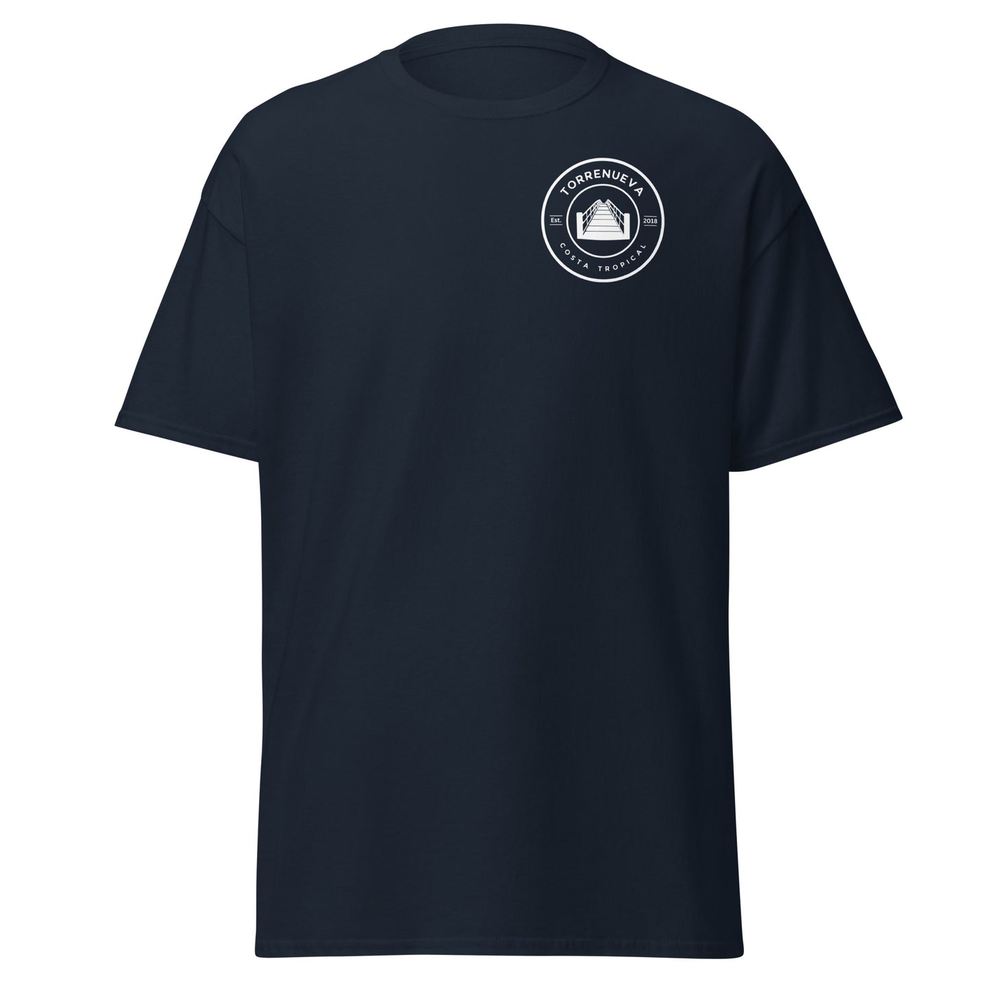 Torrenueva Costa, Est. 2018, Suspension Bridge Crest & Back || Klassisches T-Shirt