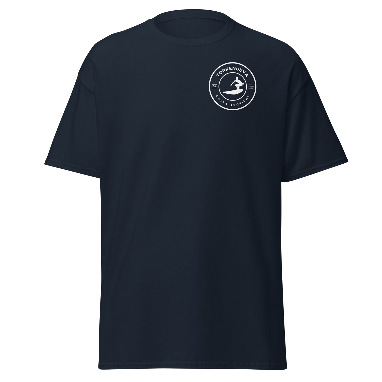 Torrenueva Costa, Est. 2018, Surfer Crest || Klassisches T-Shirt