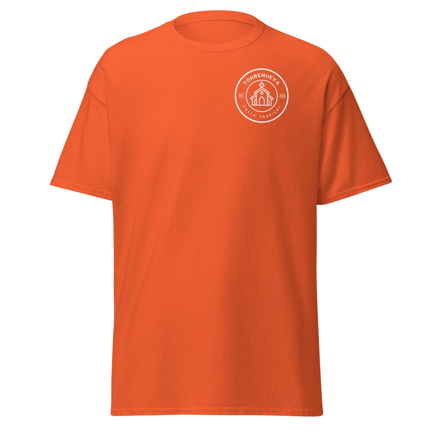 Torrenueva Costa, Est. 2018, Kirchenwappen || Klassisches T-Shirt