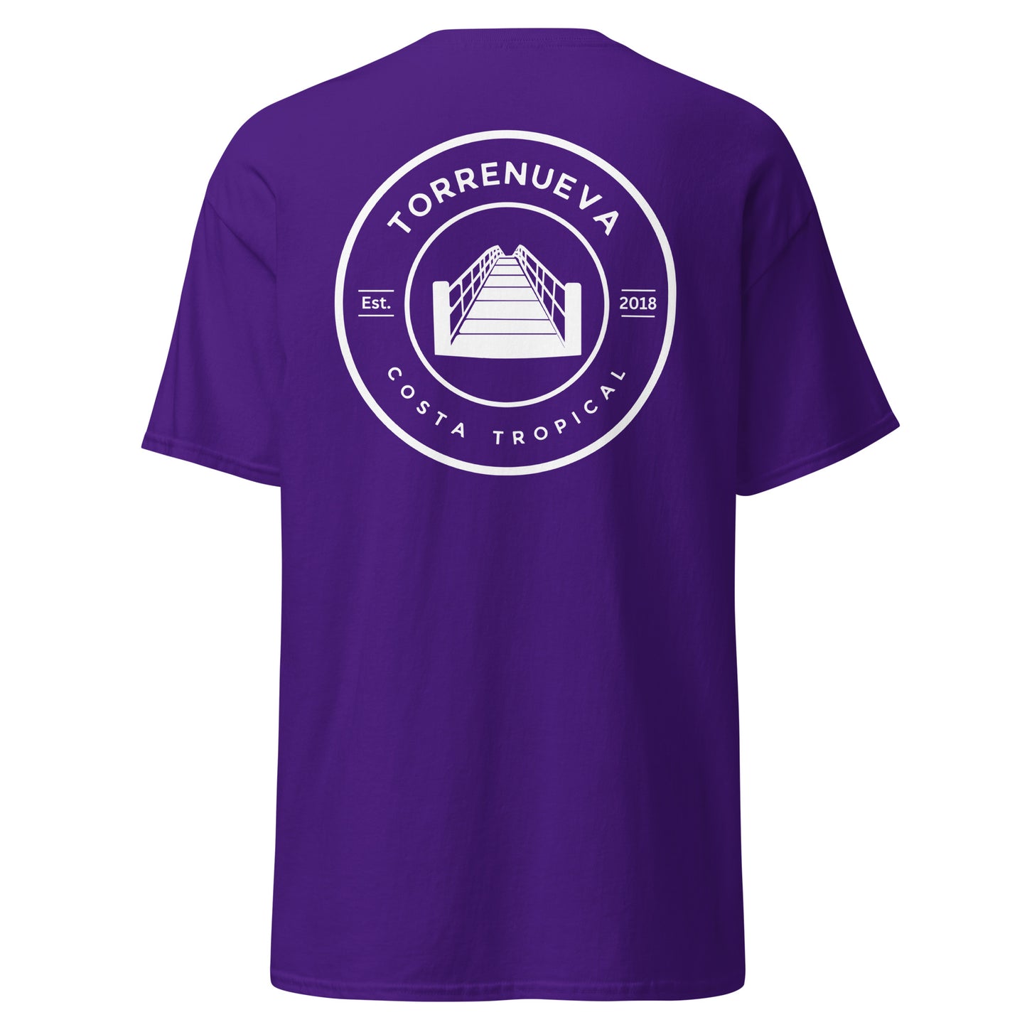 Torrenueva Costa, Est. 2018, Suspension Bridge Crest & Back || Klassisches T-Shirt