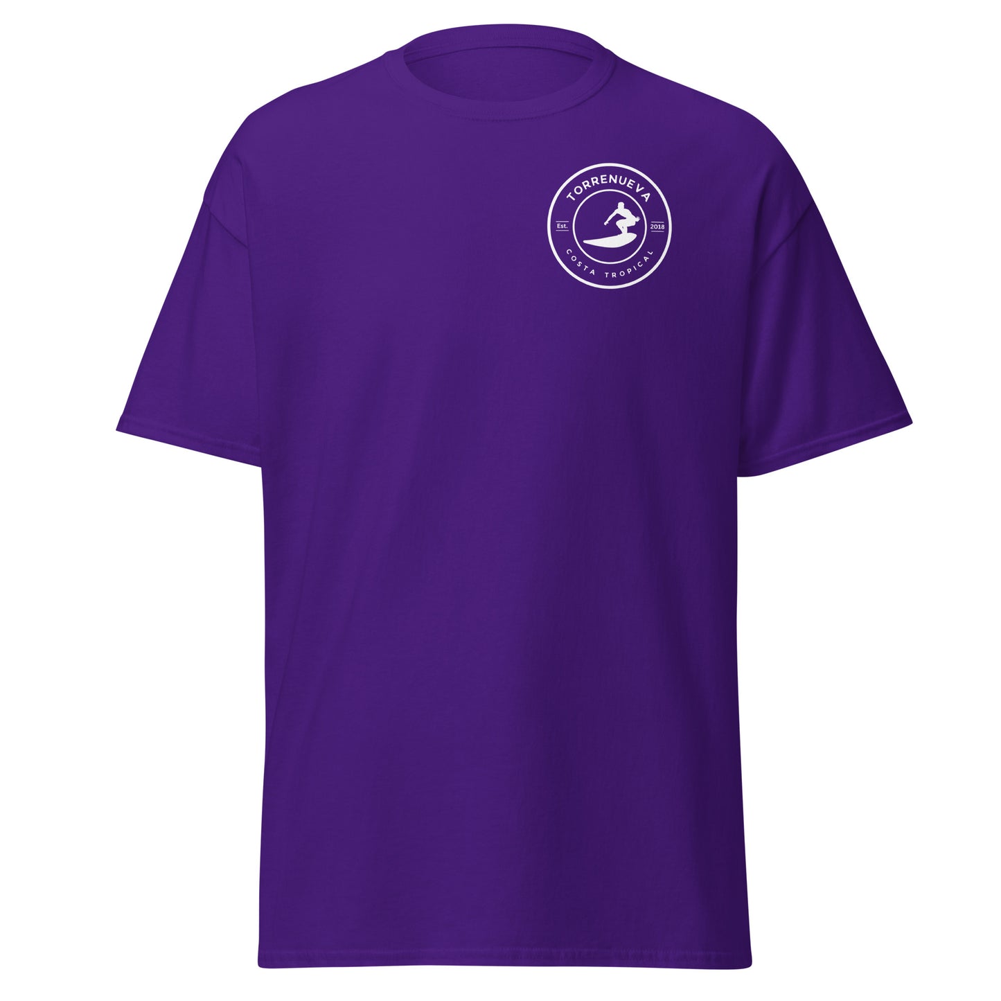 Torrenueva Costa, Est. 2018, Surfer Crest || Klassisches T-Shirt